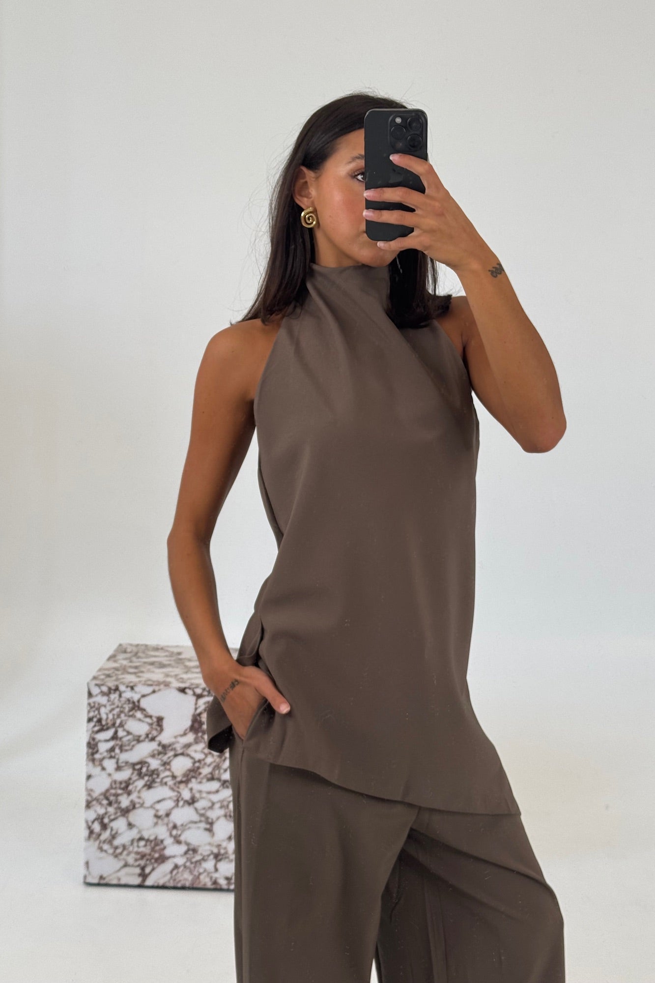 Nina Set Pebble - FINAL SALE