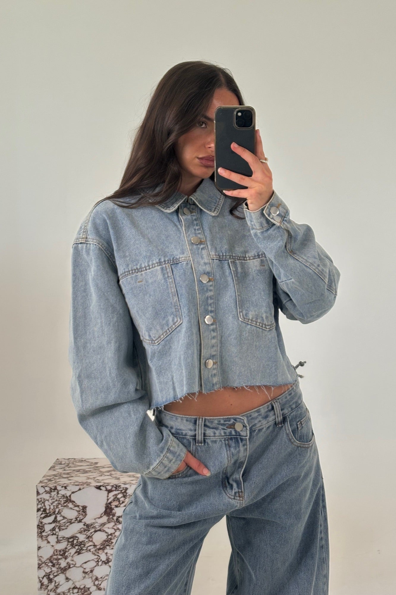 Francie Denim Shirt Blue