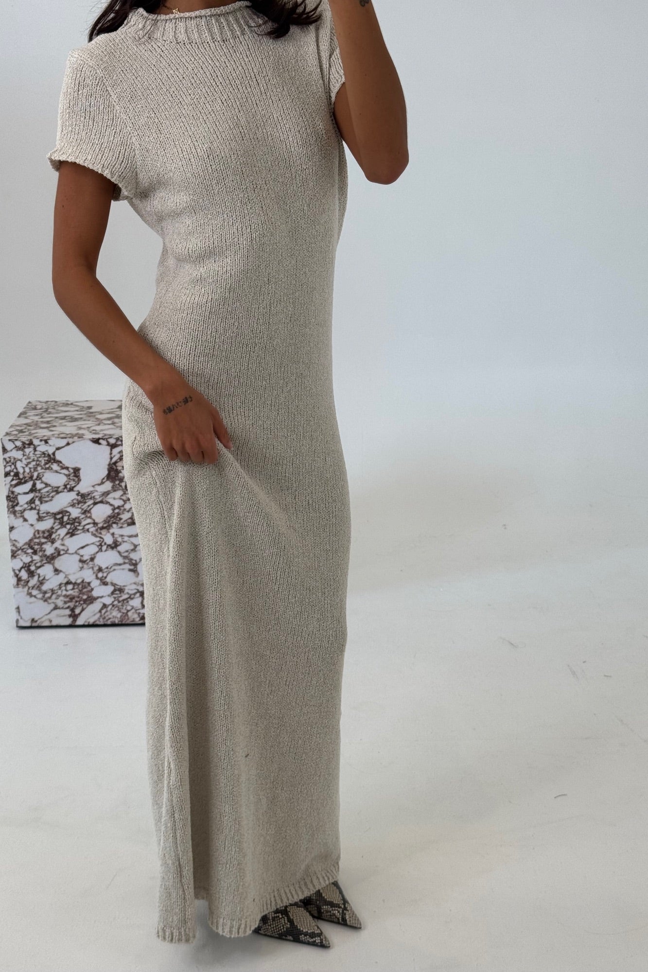 Jayda Maxi Dress Oat