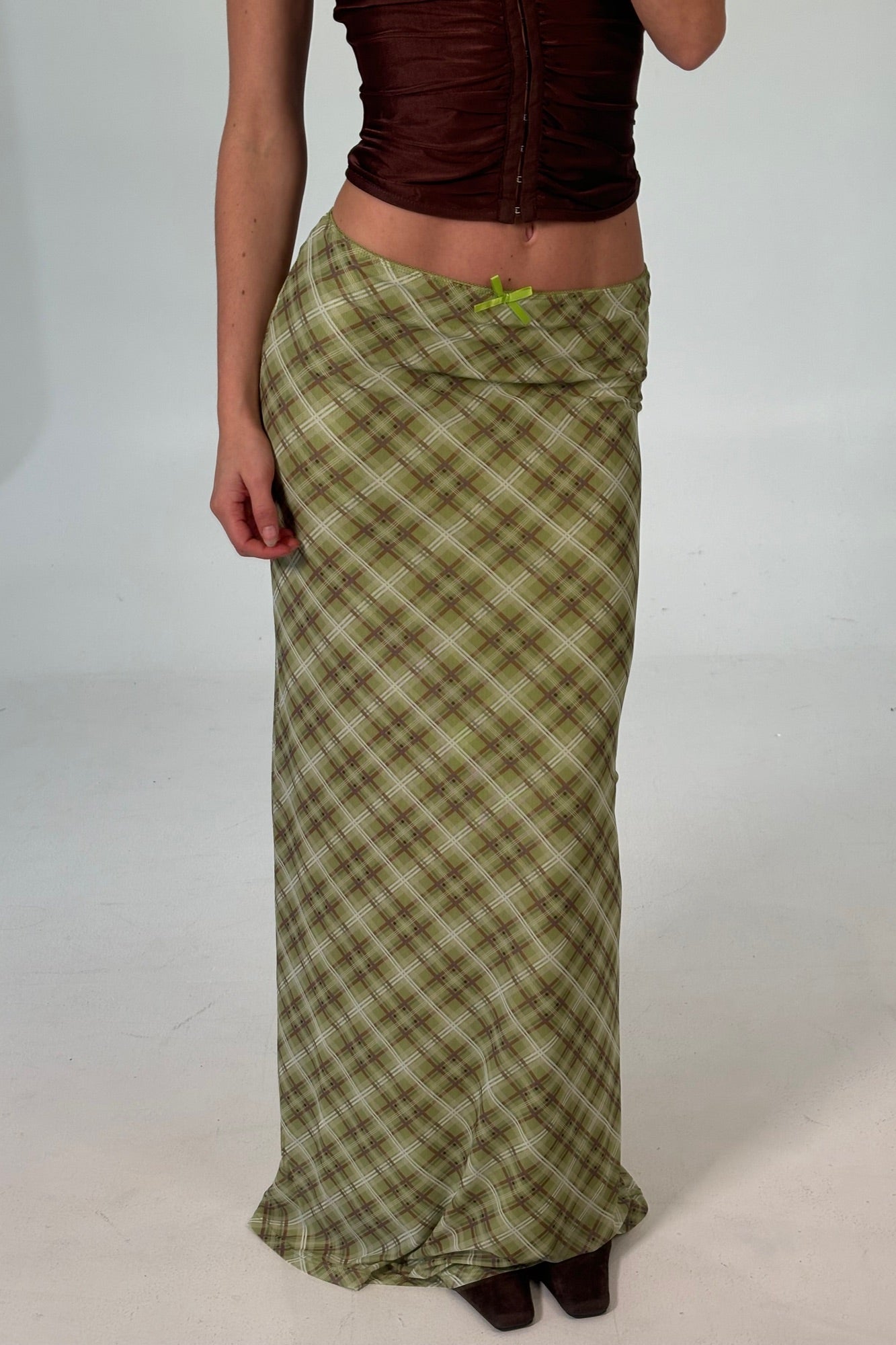 Orianna Maxi Skirt Moss - FINAL SALE