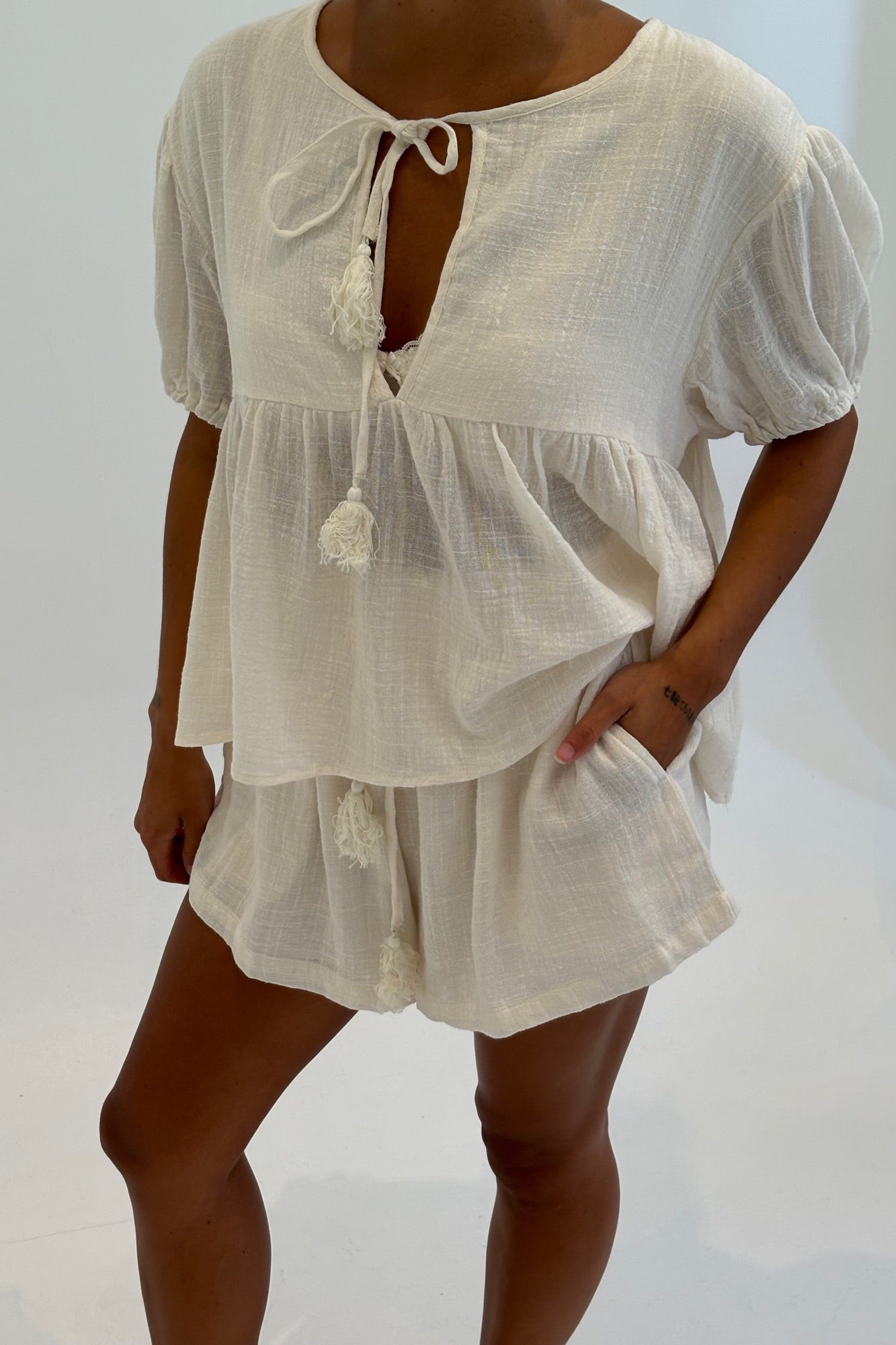 Marisol Set Cream - FINAL SALE