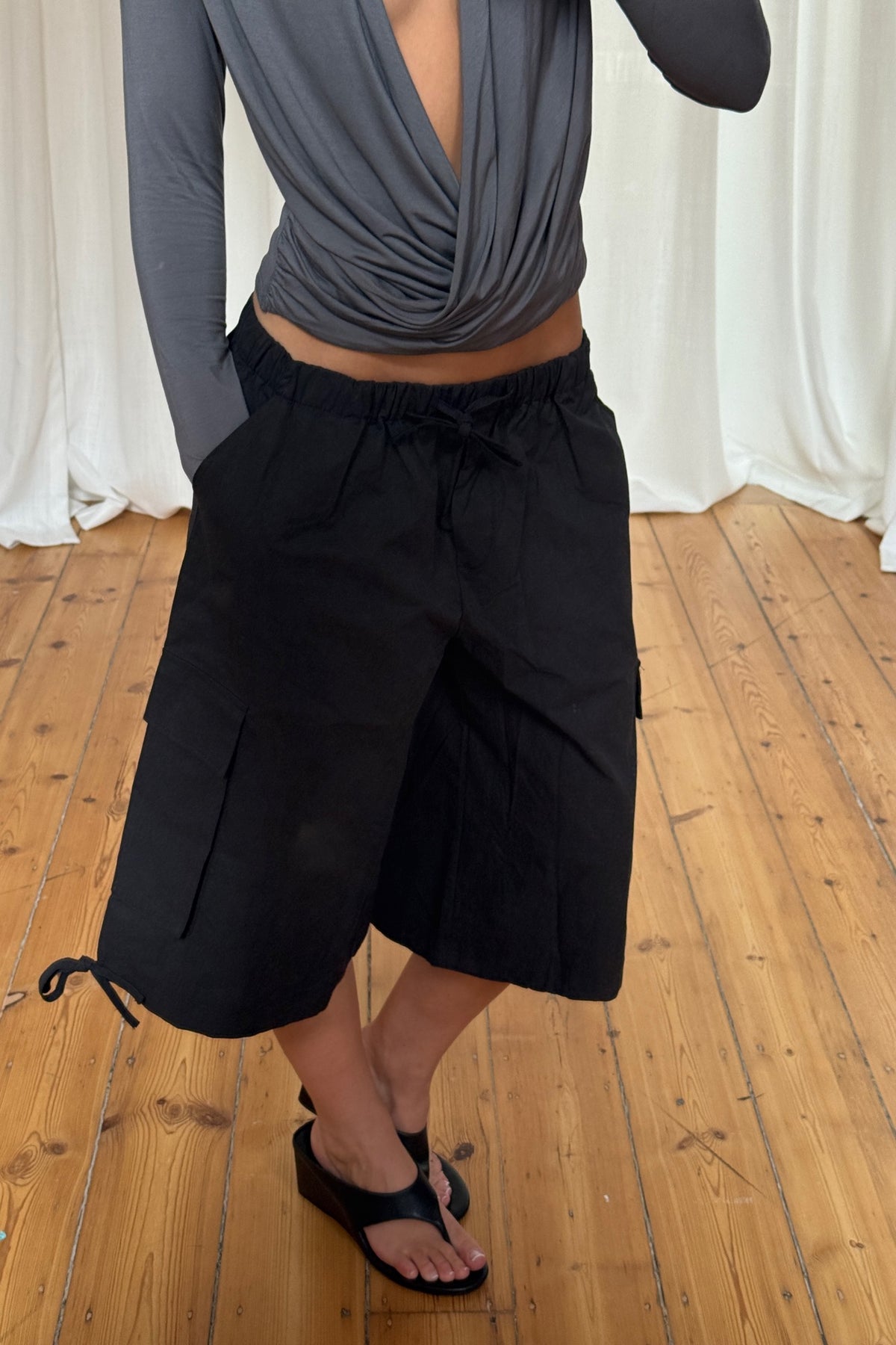 Grace Cargo Short Black
