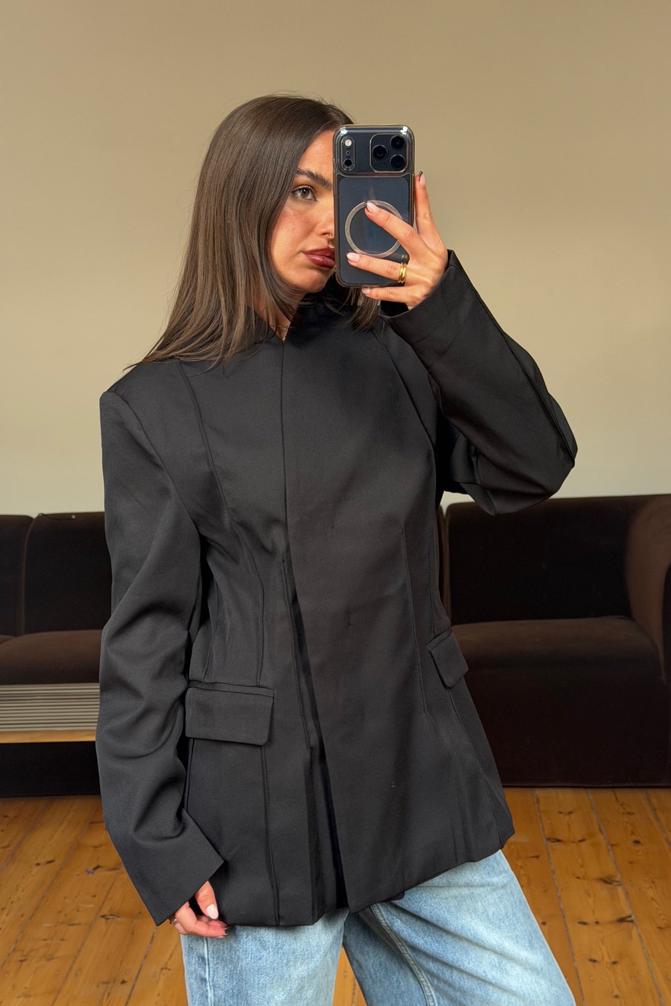 Lenia Blazer Black