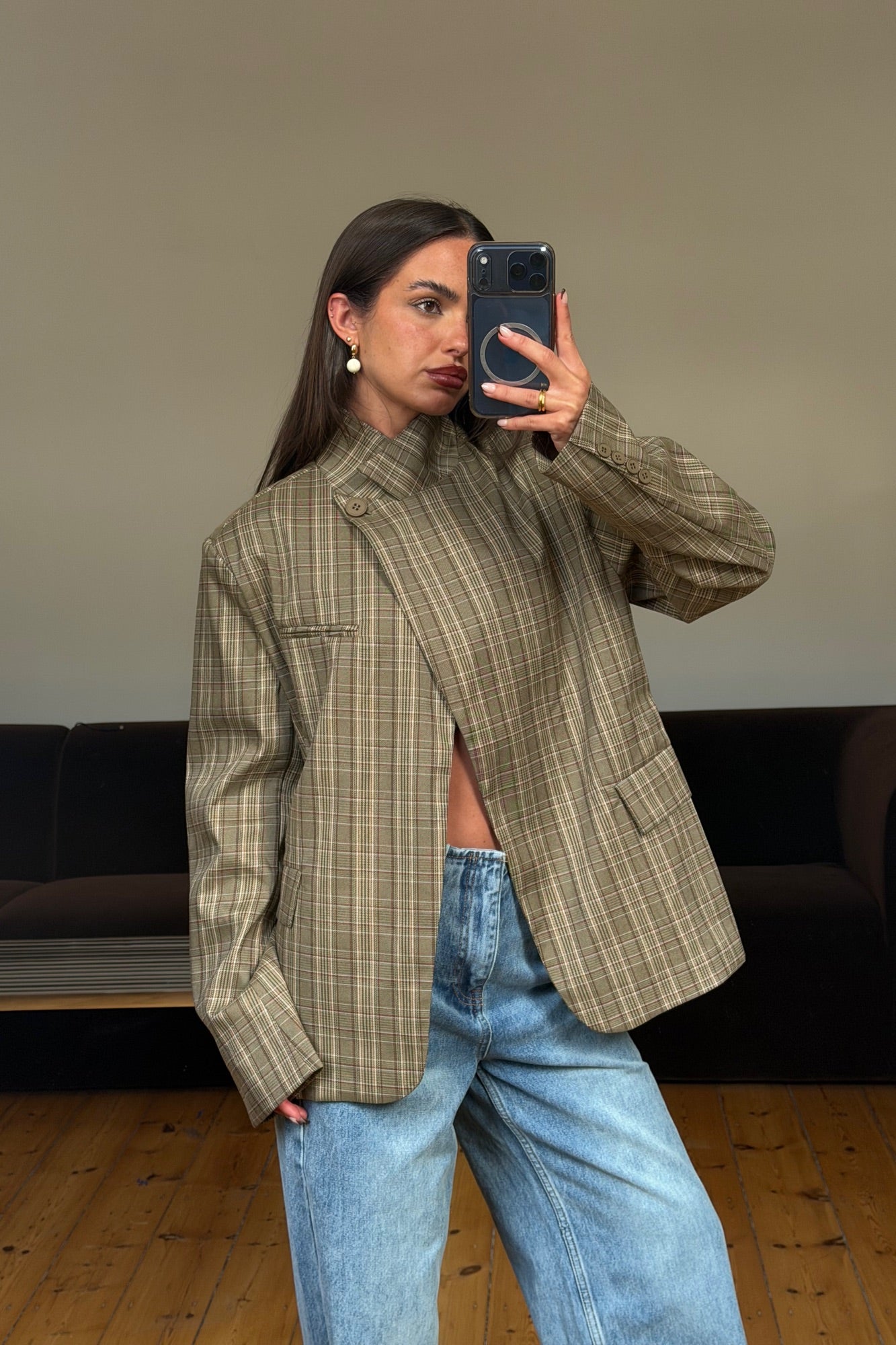 Florencia Blazer Wheat