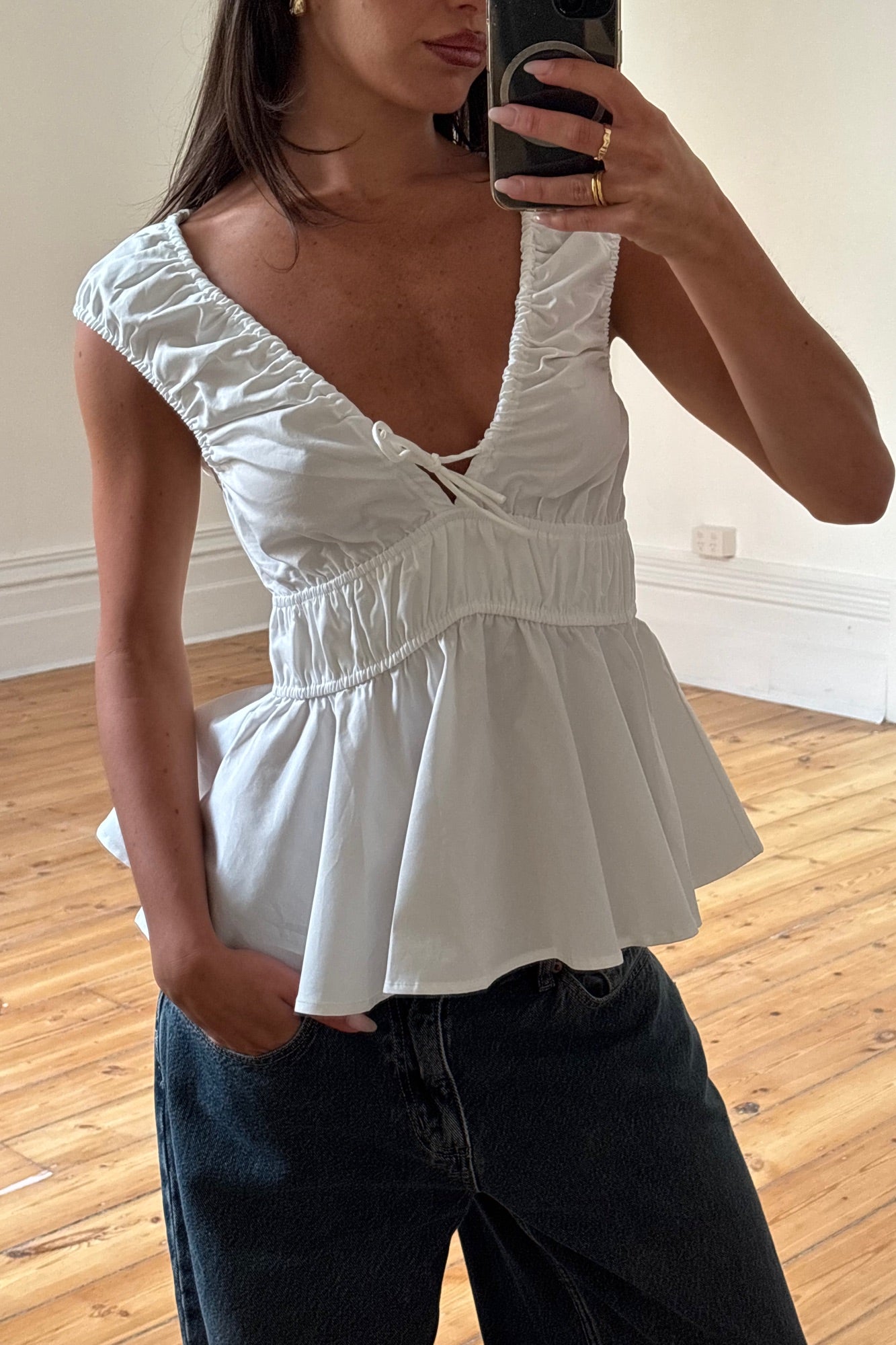 Suri Top White