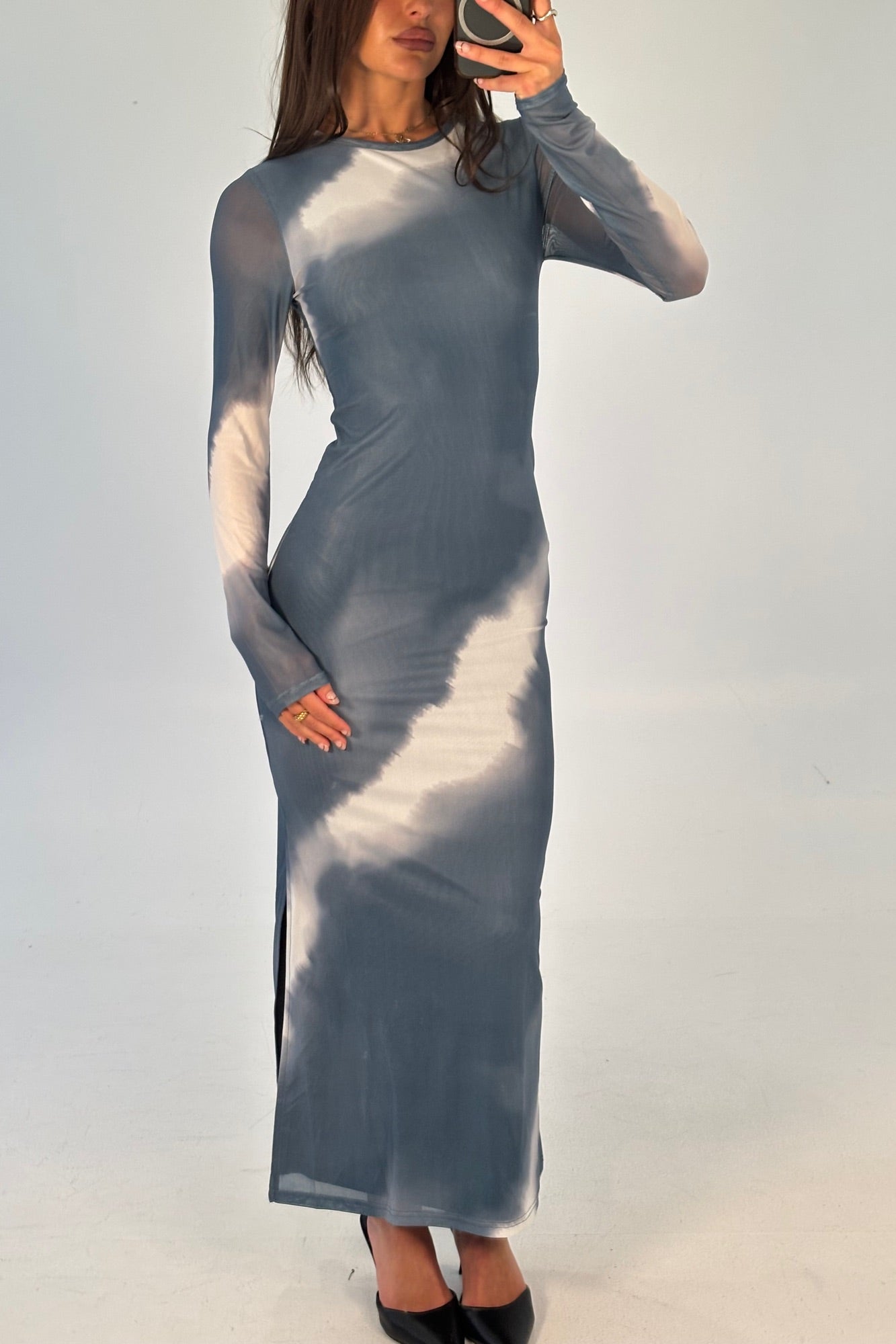 Amaya Midi Dress Storm