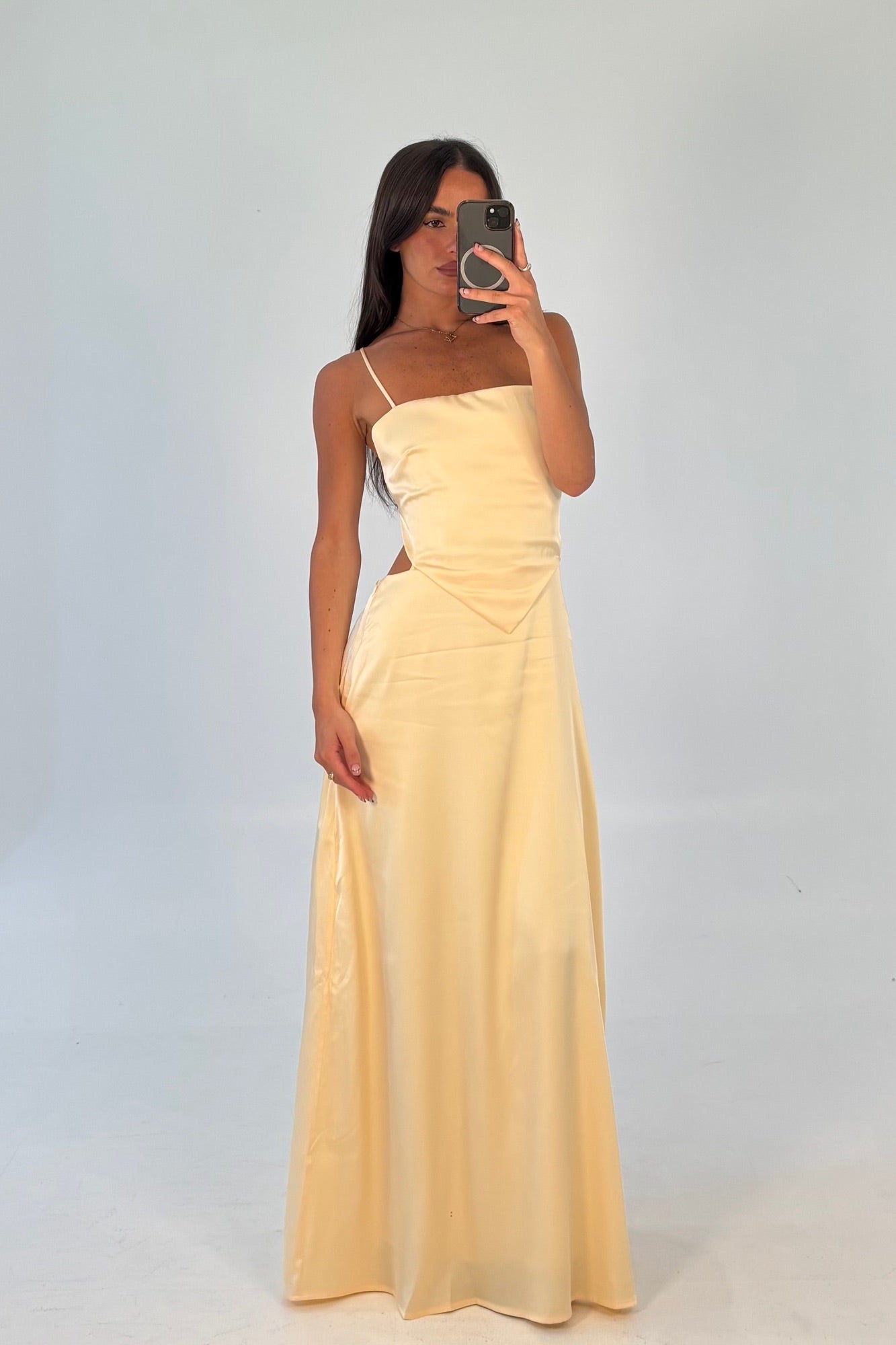 Gloria Maxi Dress Lemon