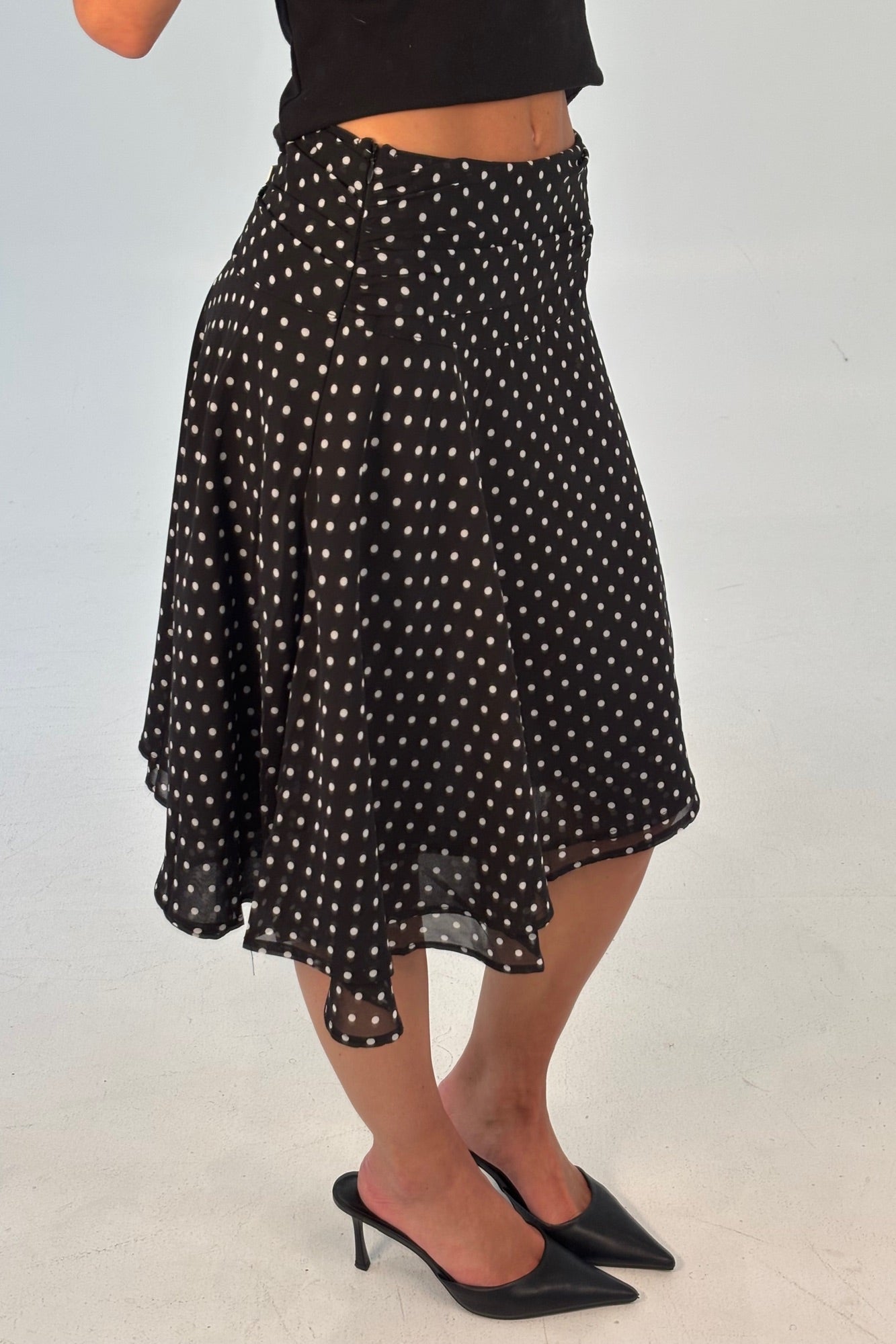 Paloma Midi Skirt Black