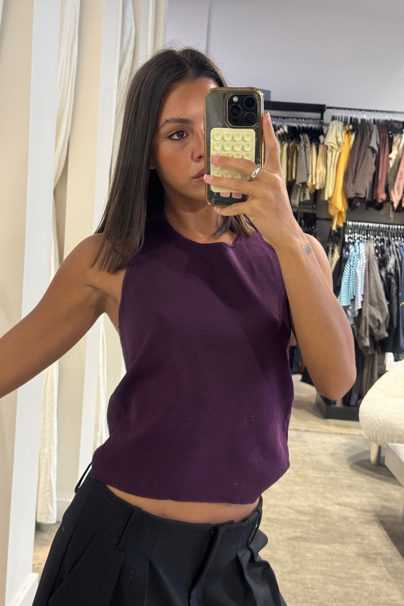 Opal Halter Top Wine