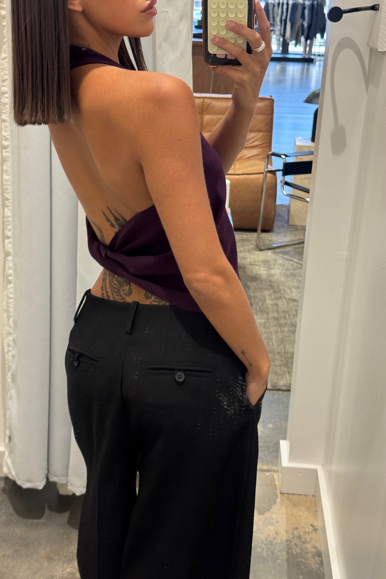 Opal Halter Top Wine