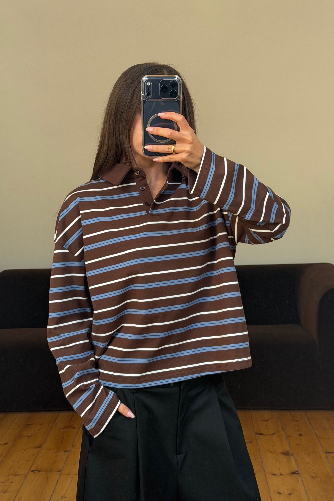 Jett Long Sleeve Chocolate