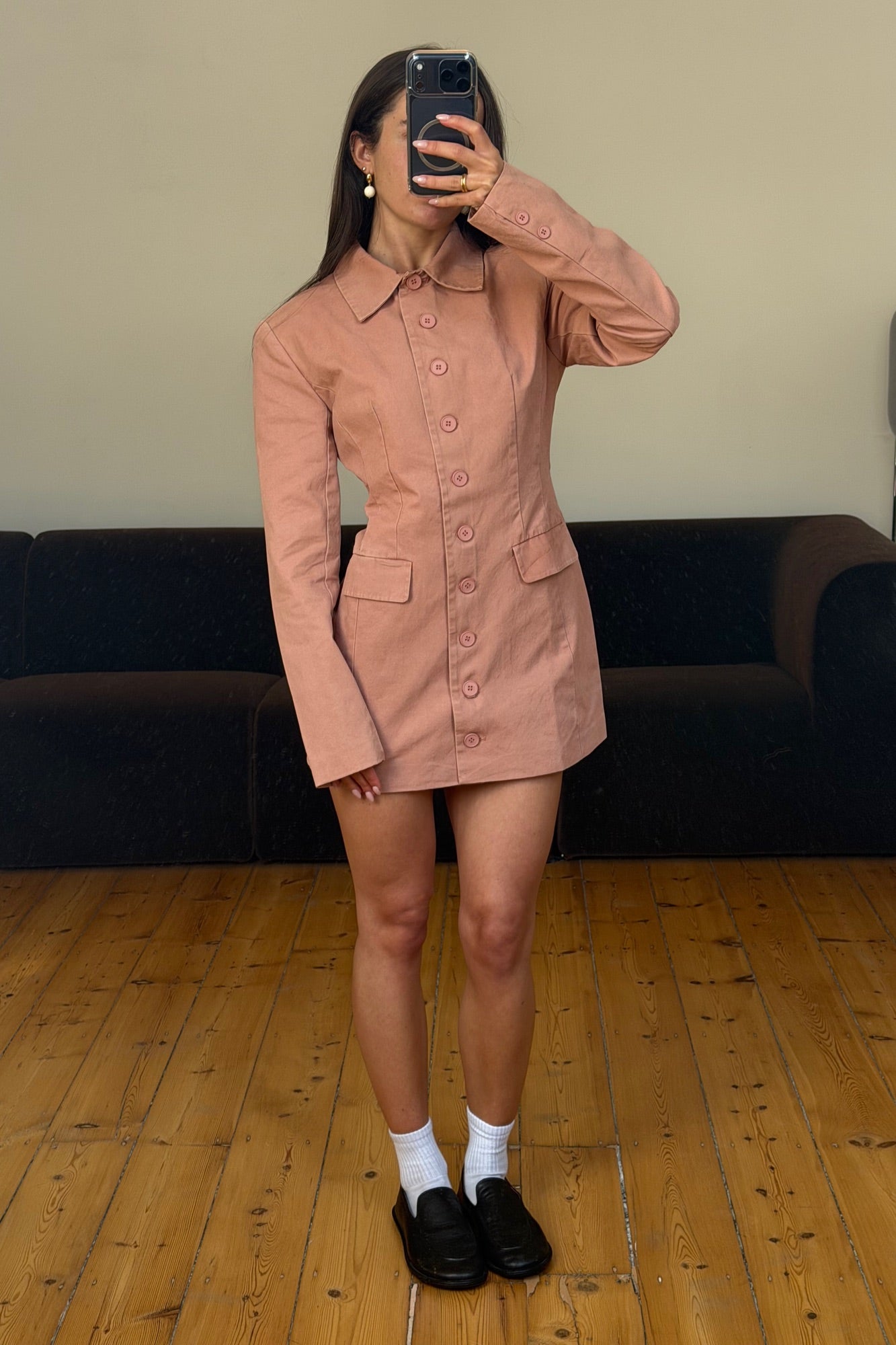 Cheri Mini Dress Rose