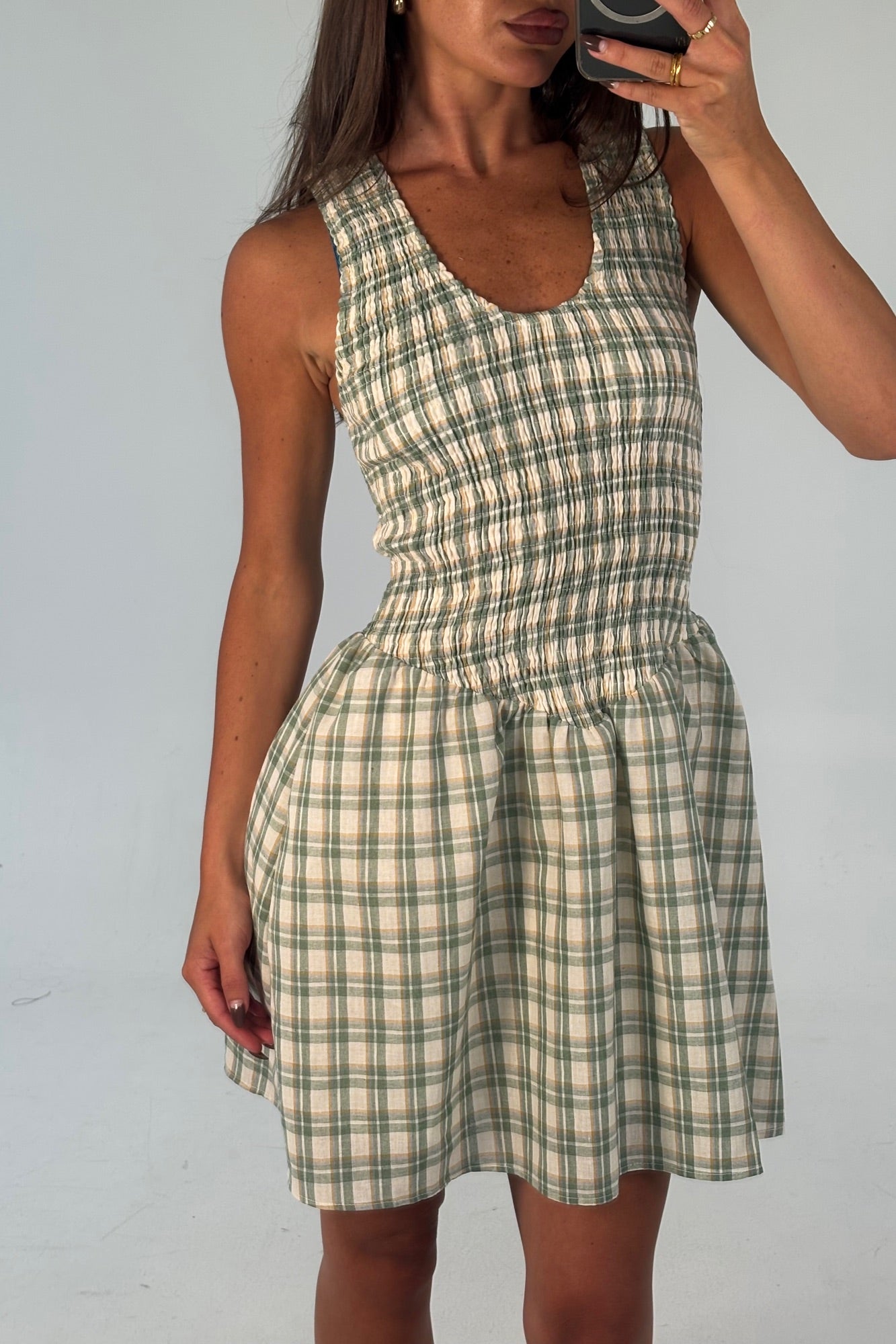 Essie Mini Dress Beige