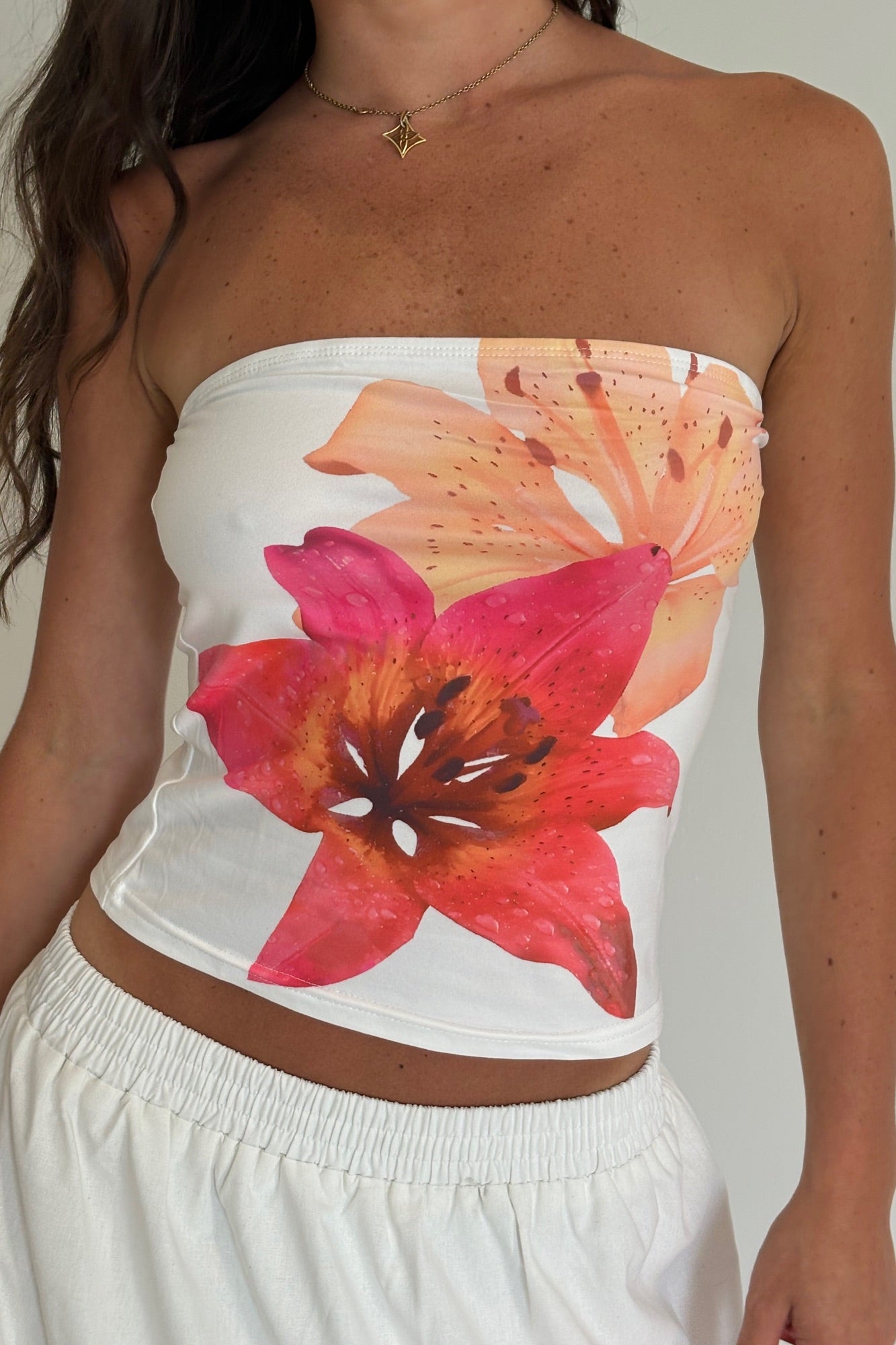 Florence Top White - FINAL SALE