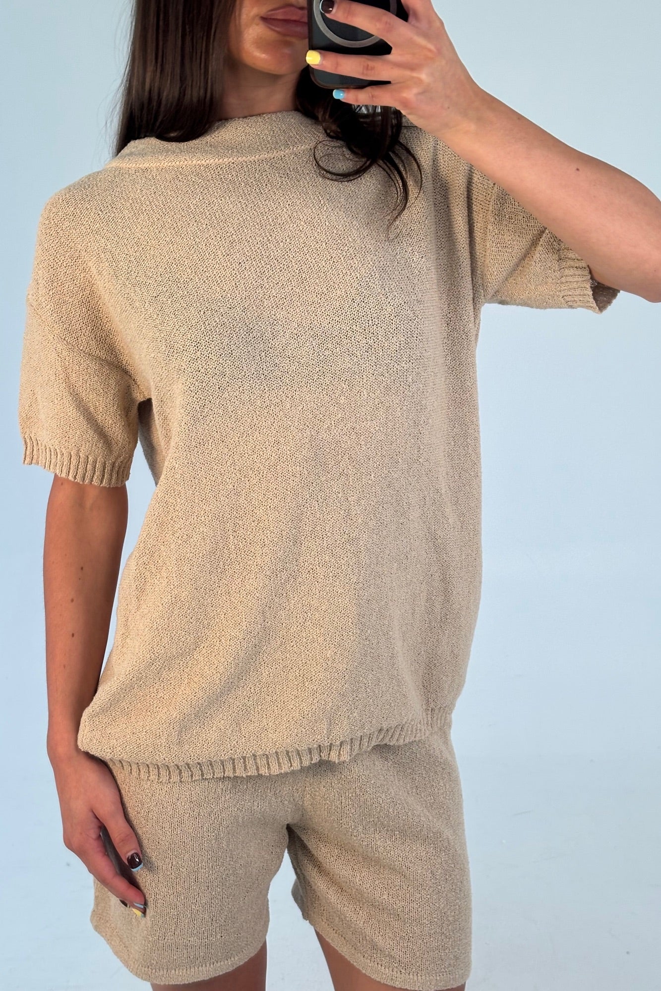 Golda Knit Set Sand