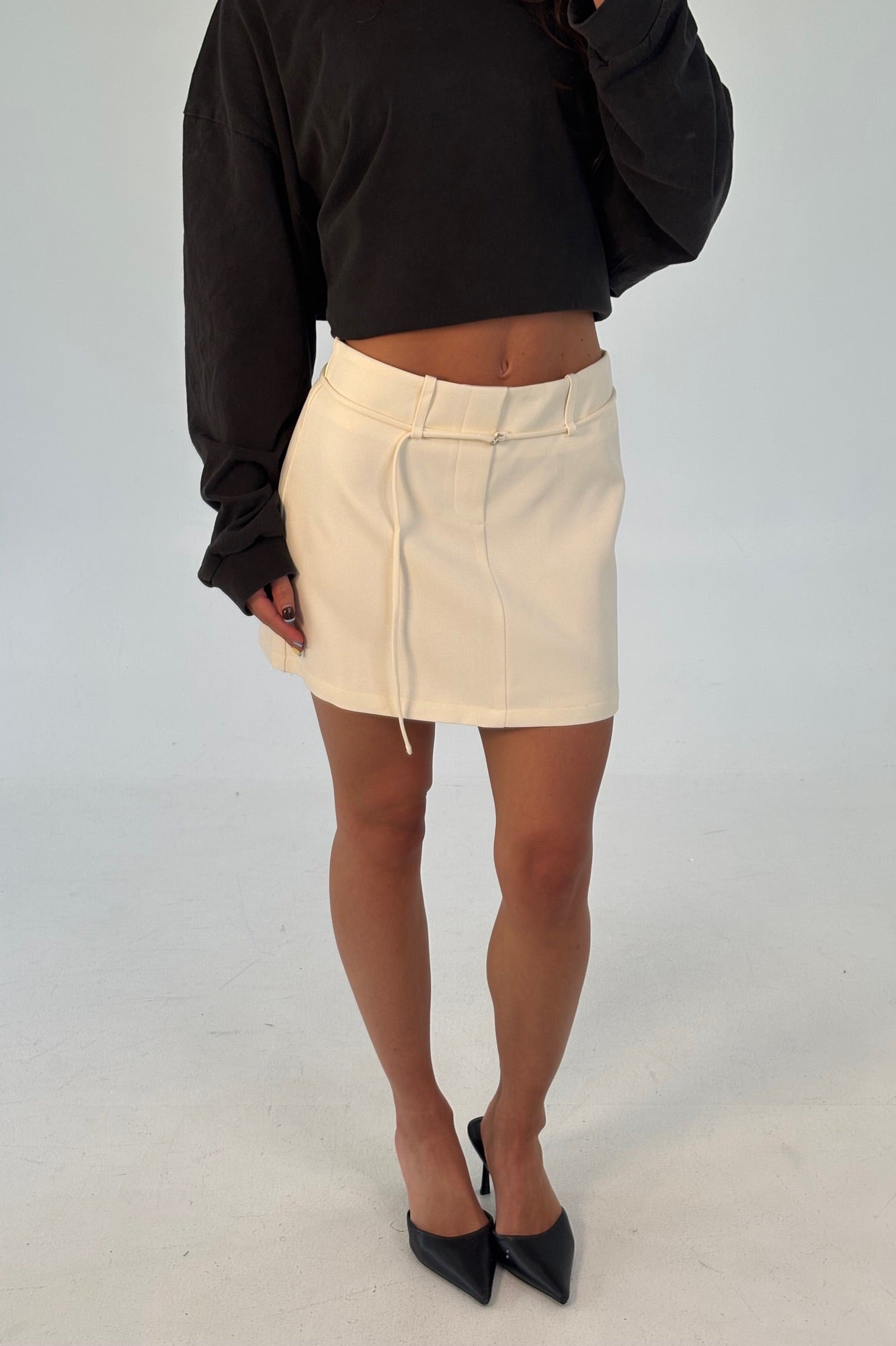 Piper Mini Skirt Cream