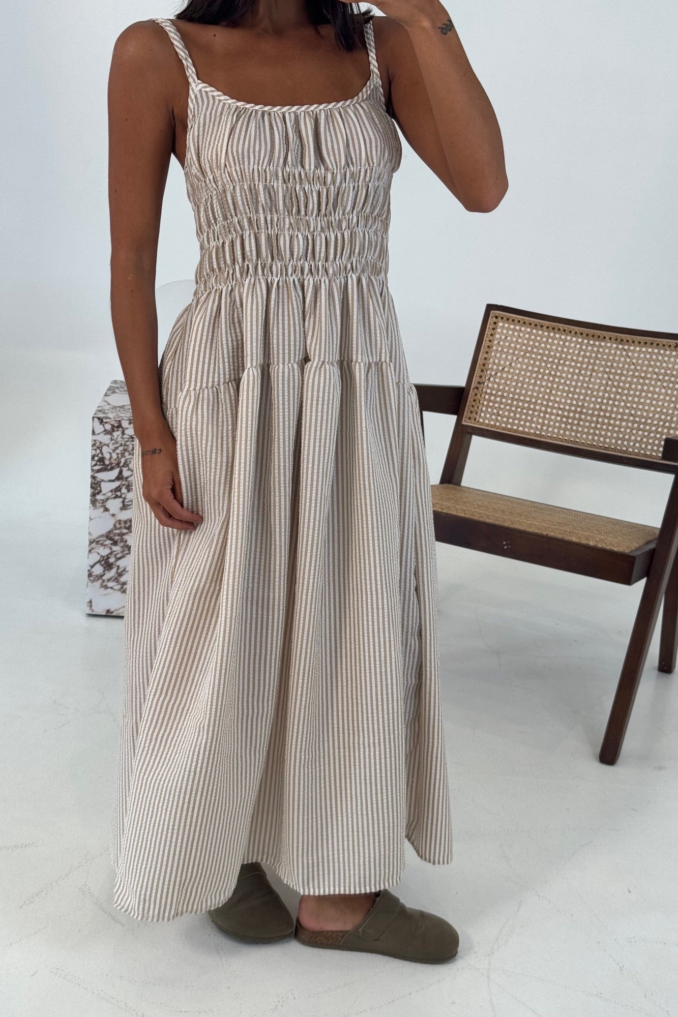 Melrose Dress Nude - FINAL SALE