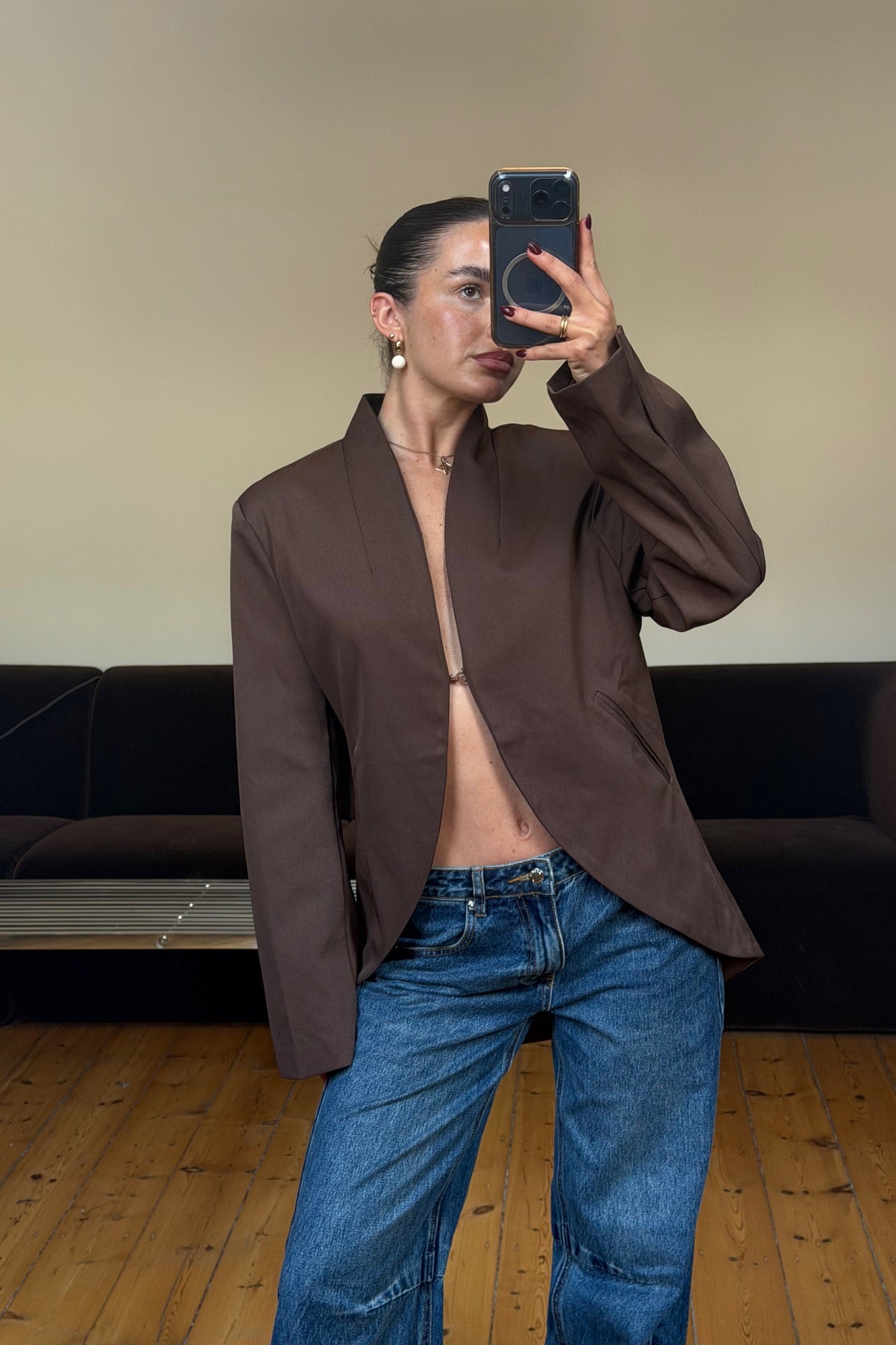 Taylor Blazer Chocolate