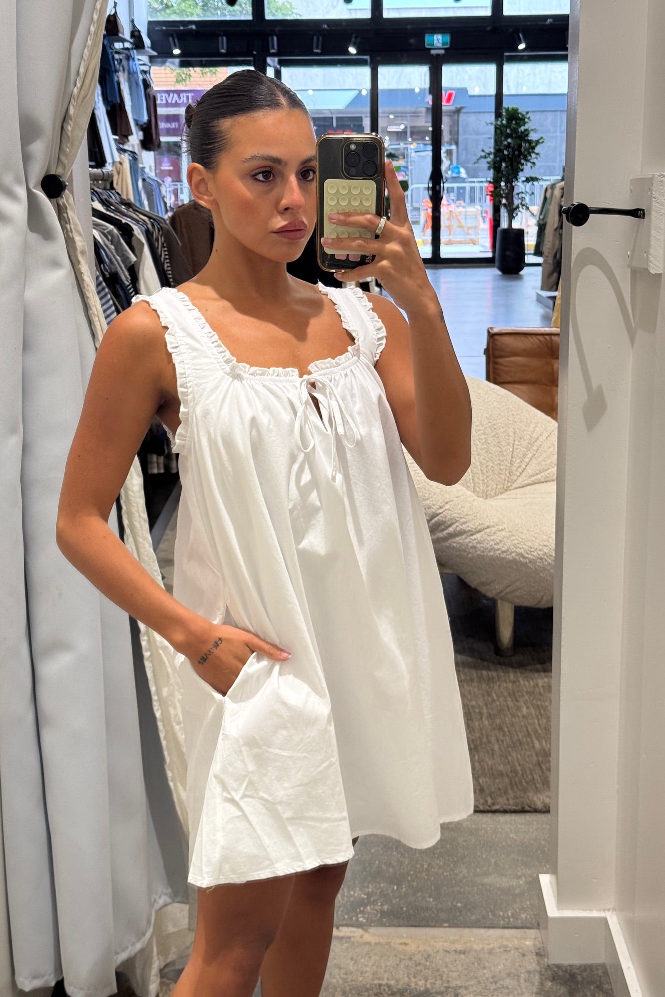 Tessa Mini Dress White