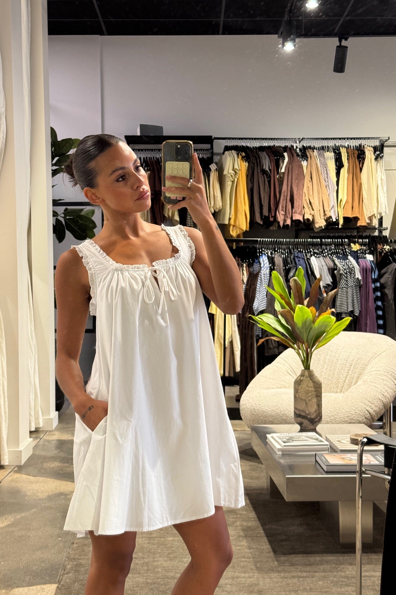 Tessa Mini Dress White