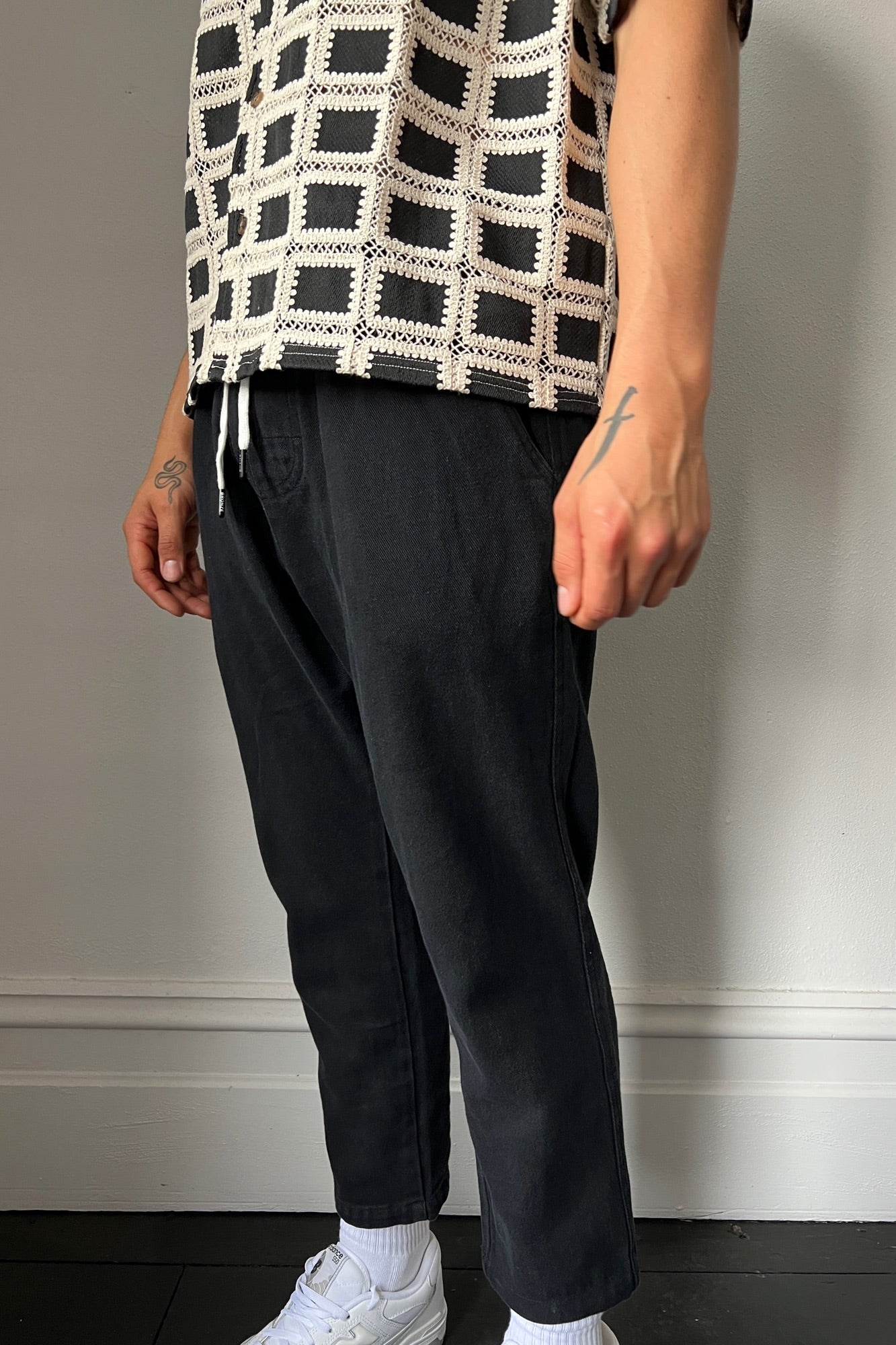 Drop 1 Premium Heavyweight Pant Black - FINAL SALE