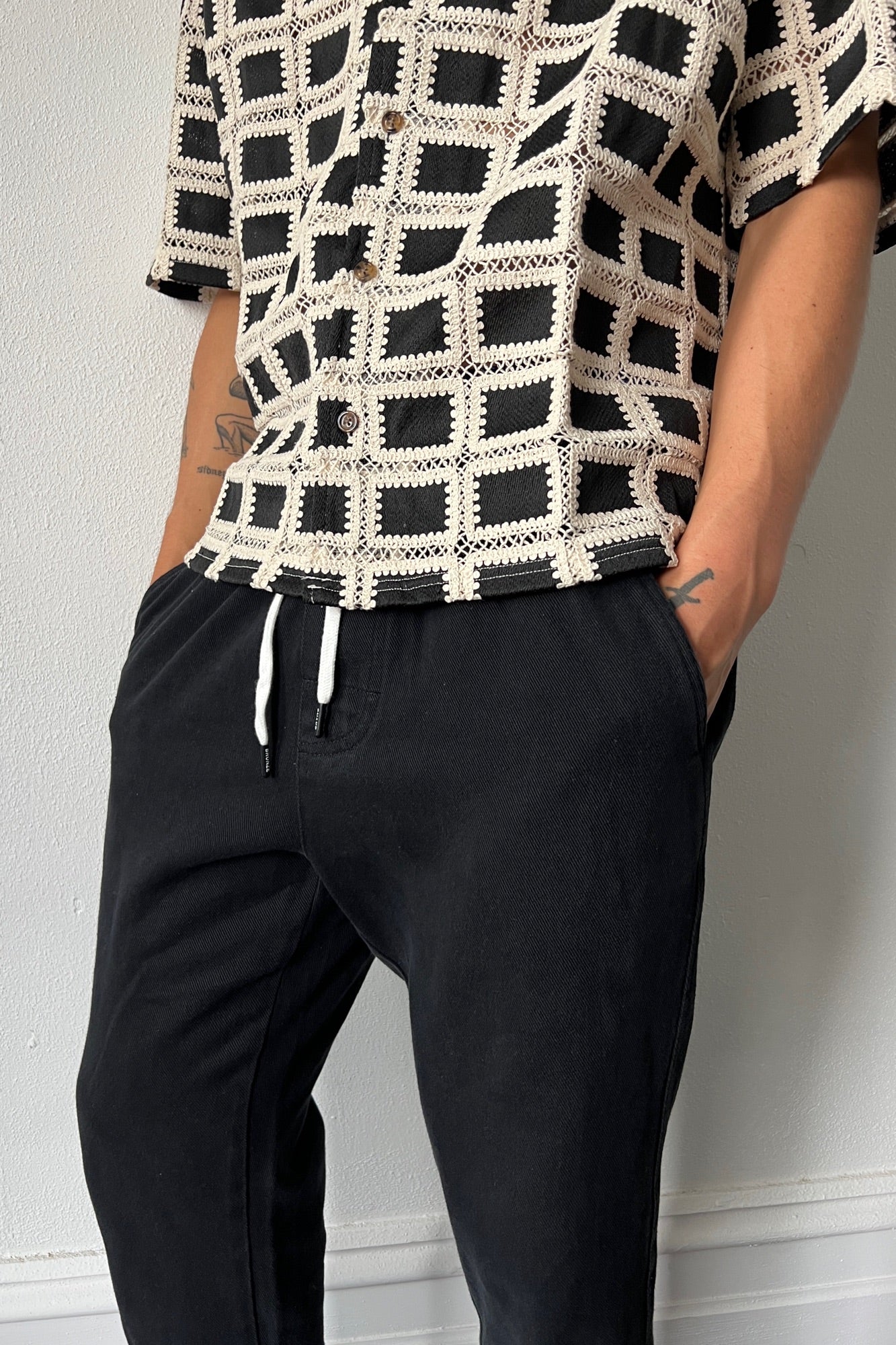 Drop 1 Premium Heavyweight Pant Black - FINAL SALE