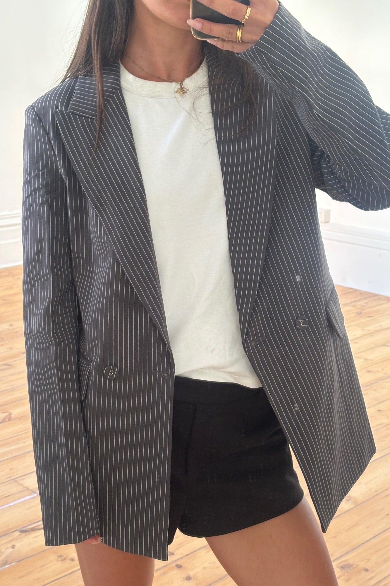 Maya Blazer Dark Grey