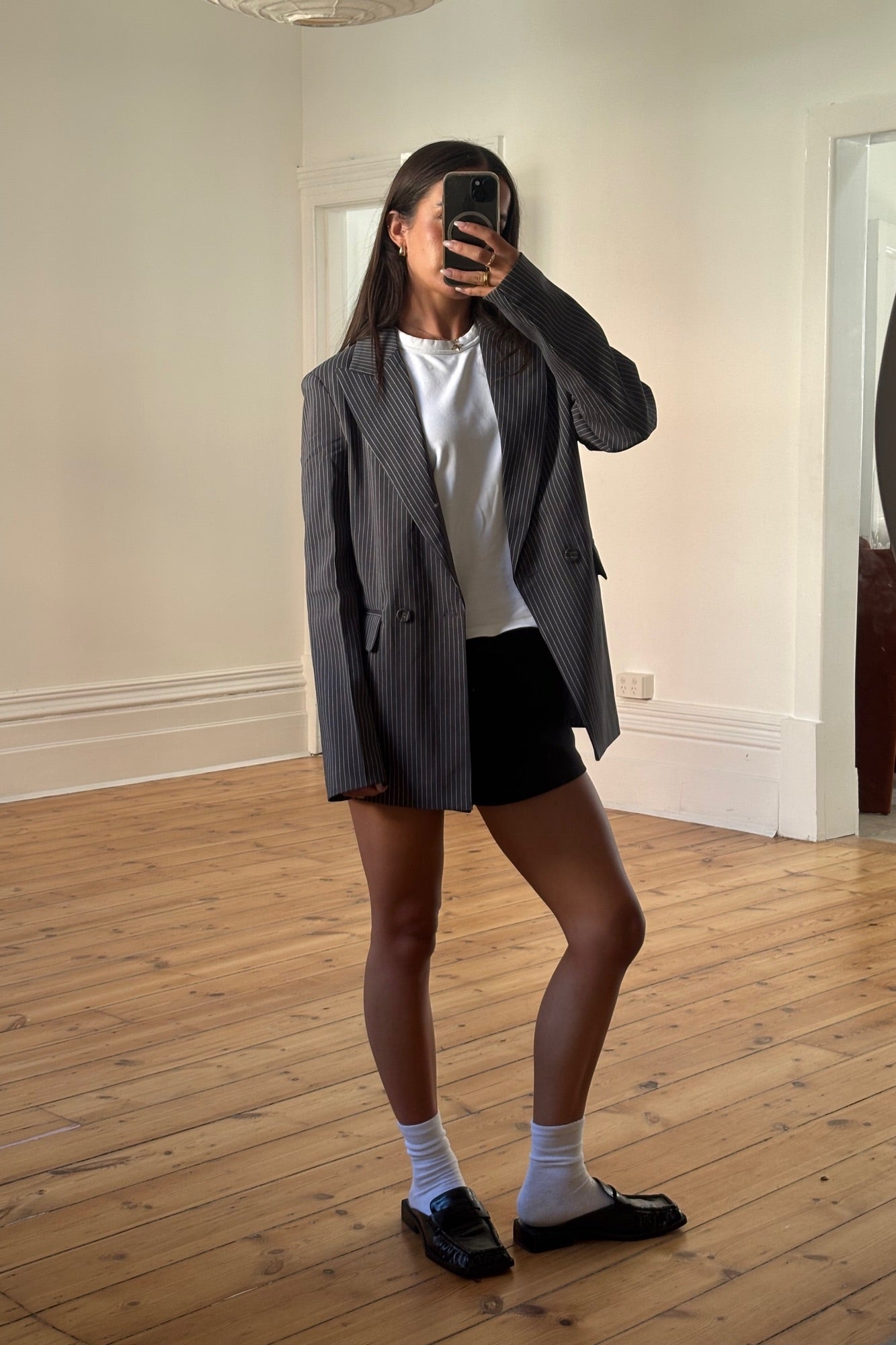 Maya Blazer Dark Grey