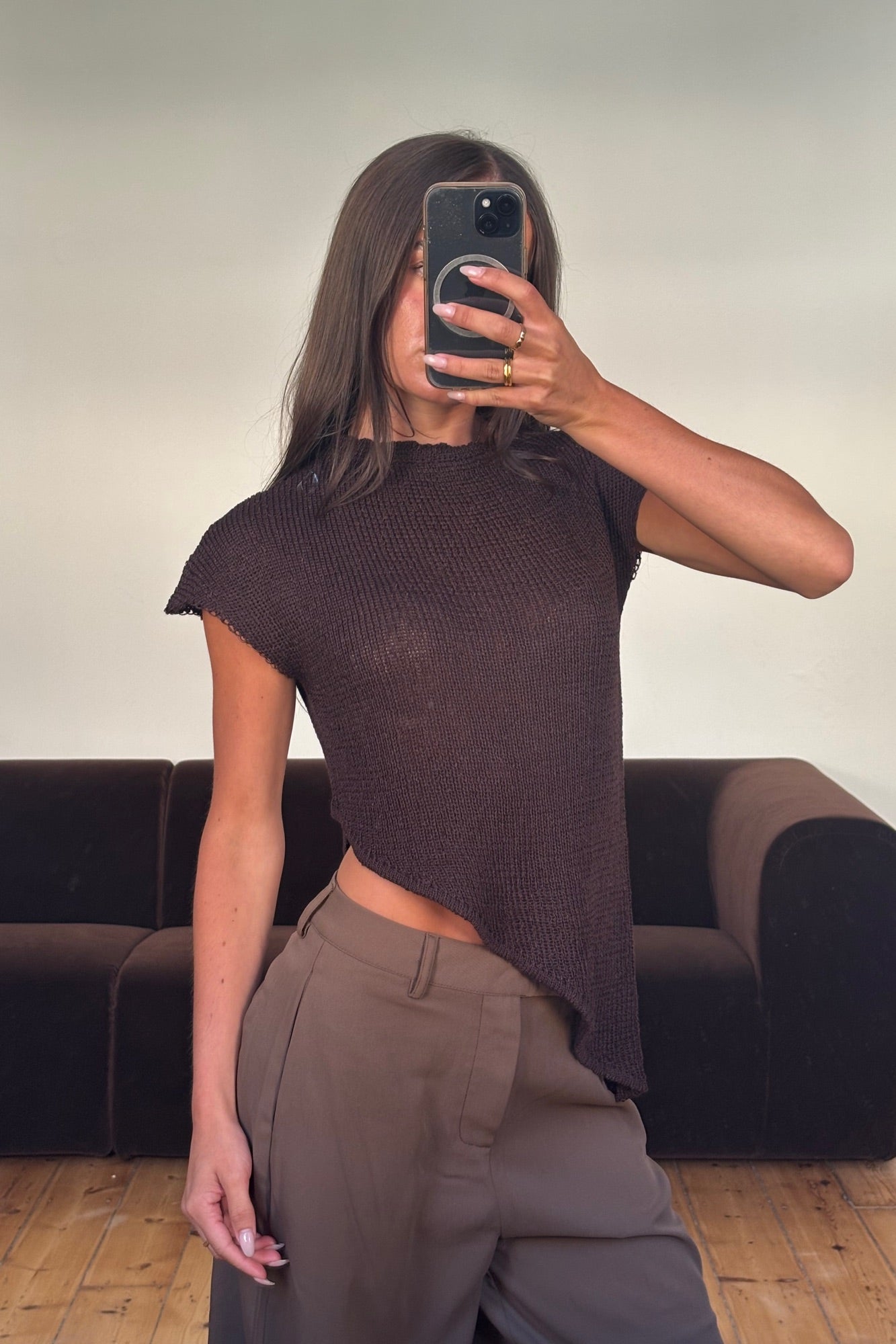 Cassie Top Chocolate