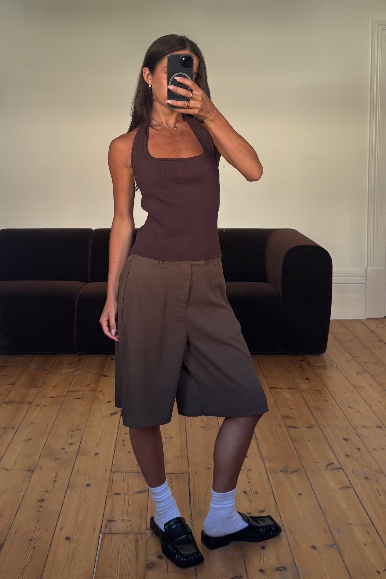 Tali Halter Top Chocolate