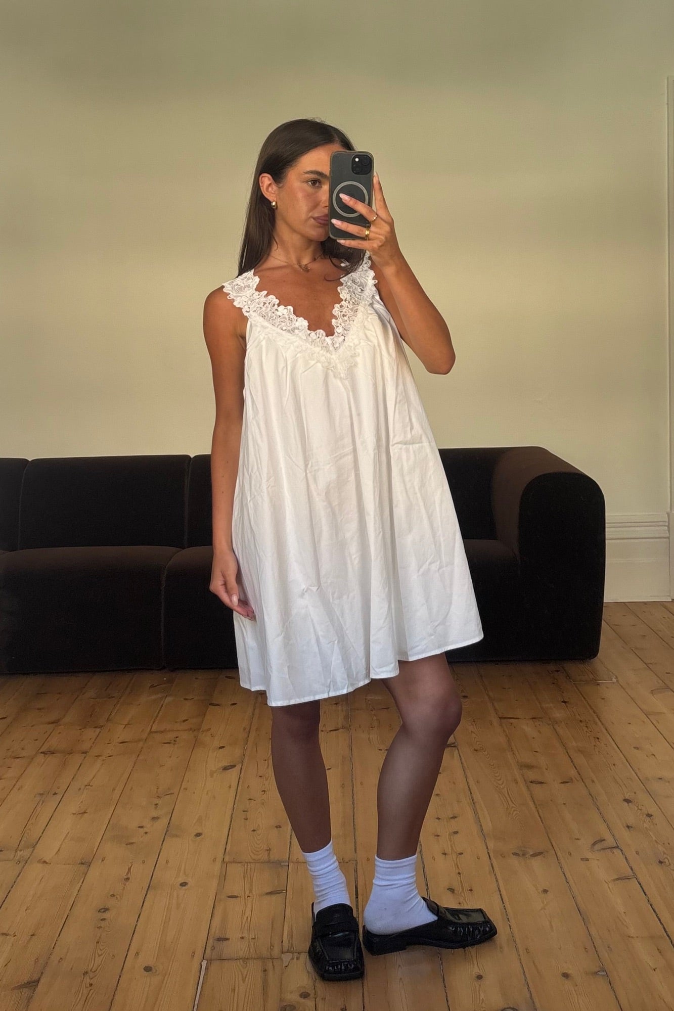 Mya Mini Dress White