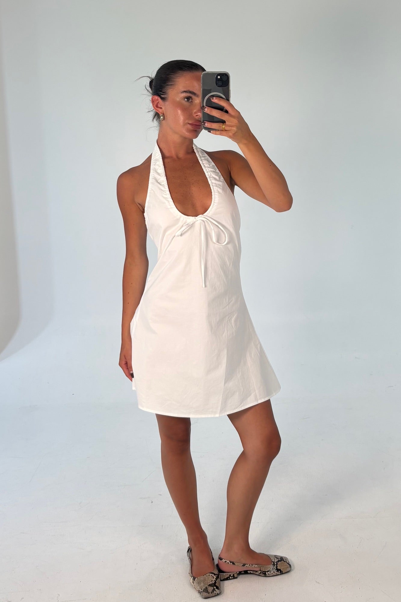 Penelope Mini Dress White
