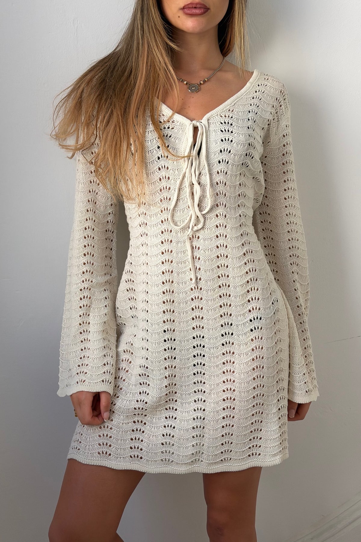Aria Mini Dress Cream