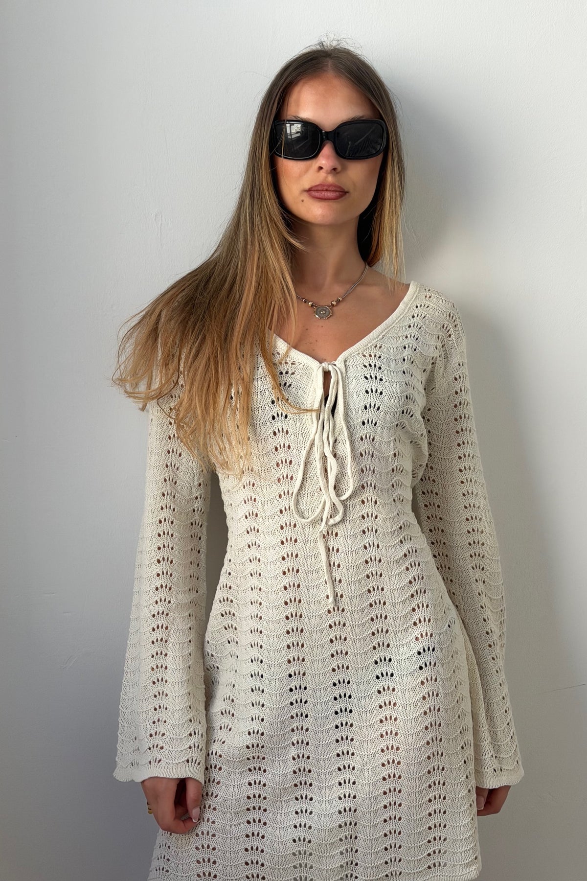 Aria Mini Dress Cream