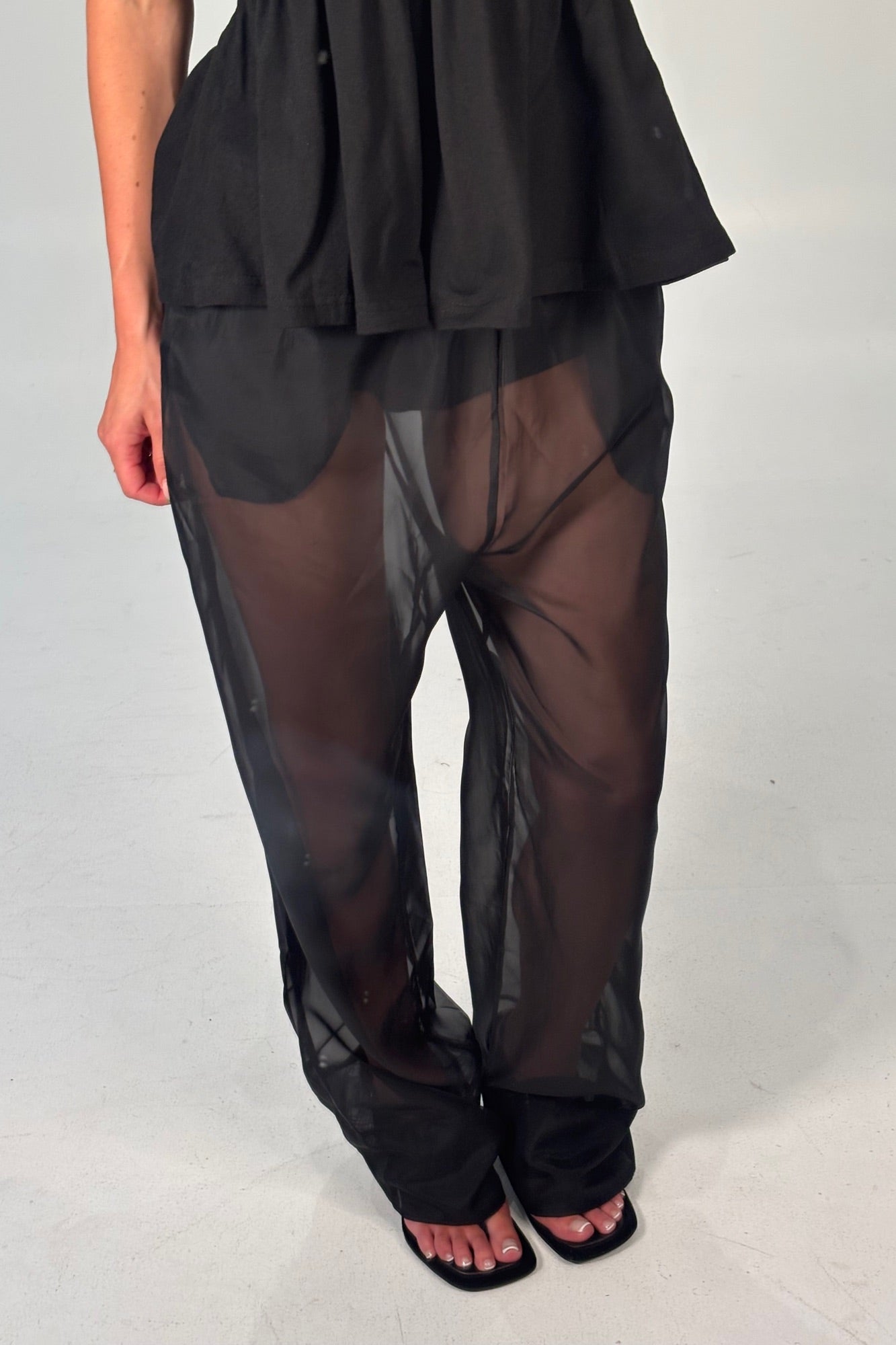 Tobias Sheer Pant Black