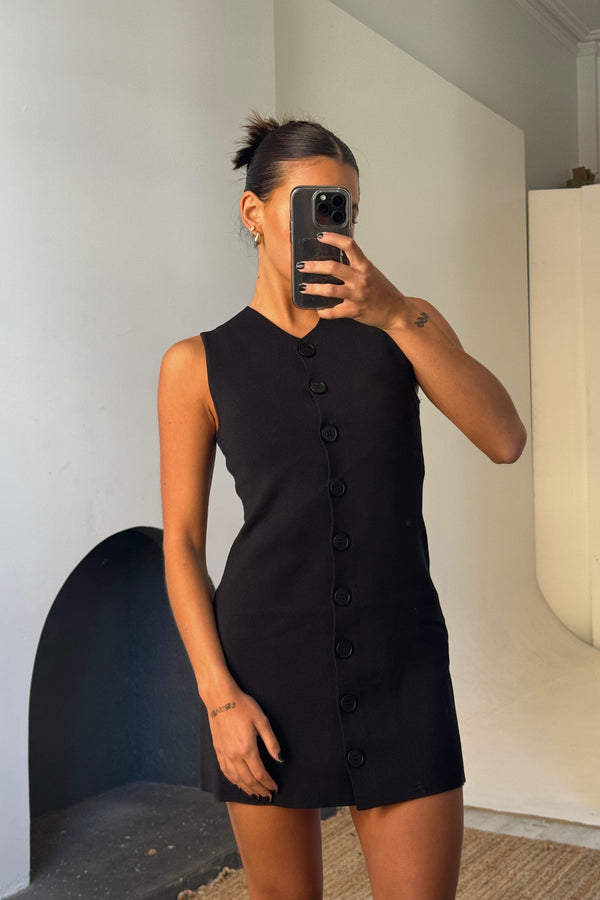 August Mini Dress Black