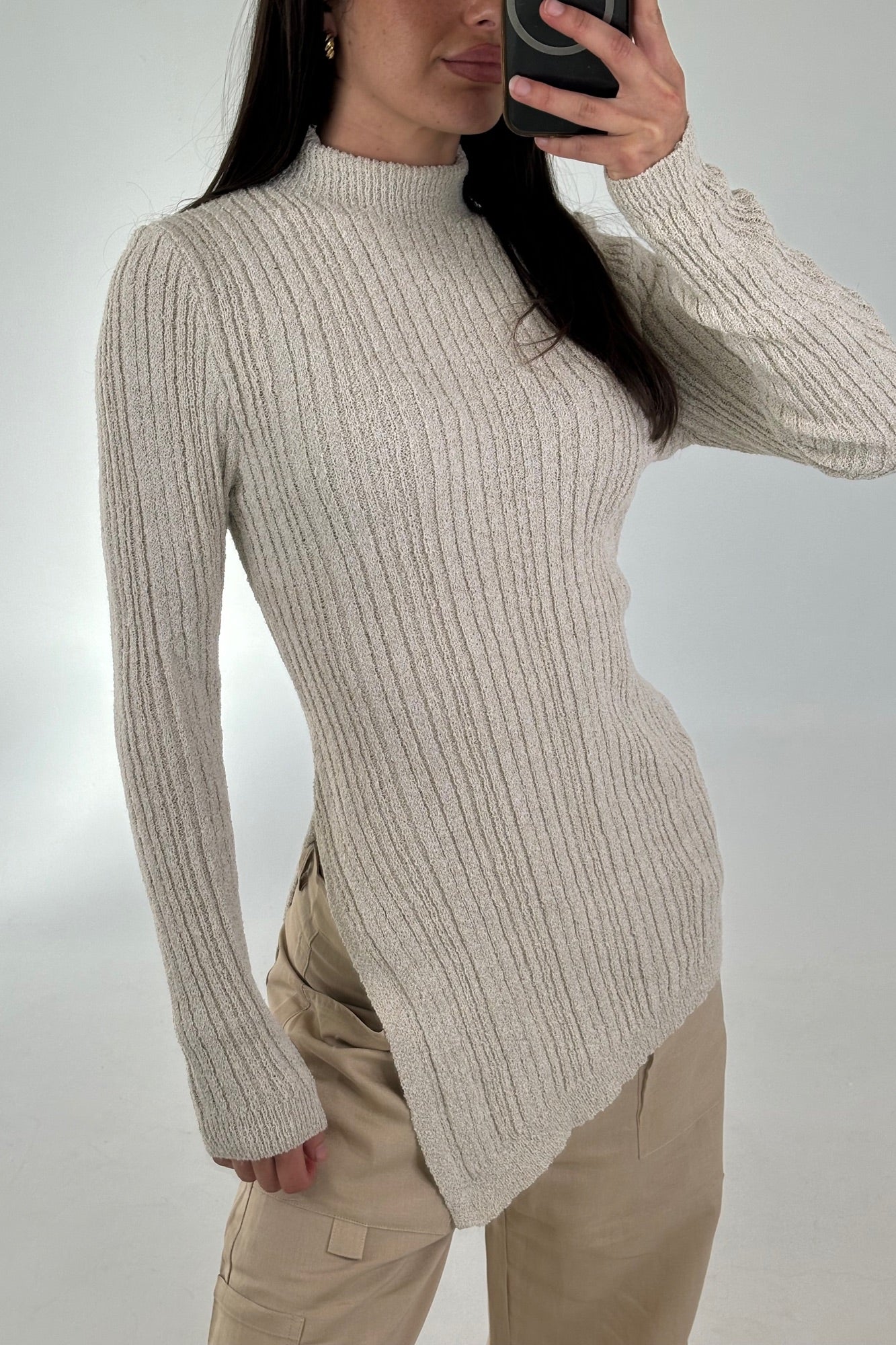 Lexa Knit Top Oat