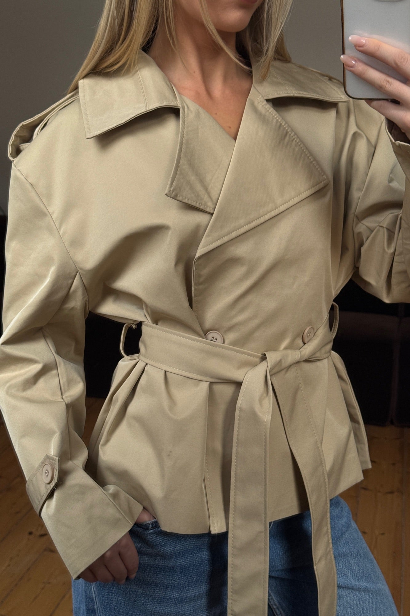 Aston Trench Beige