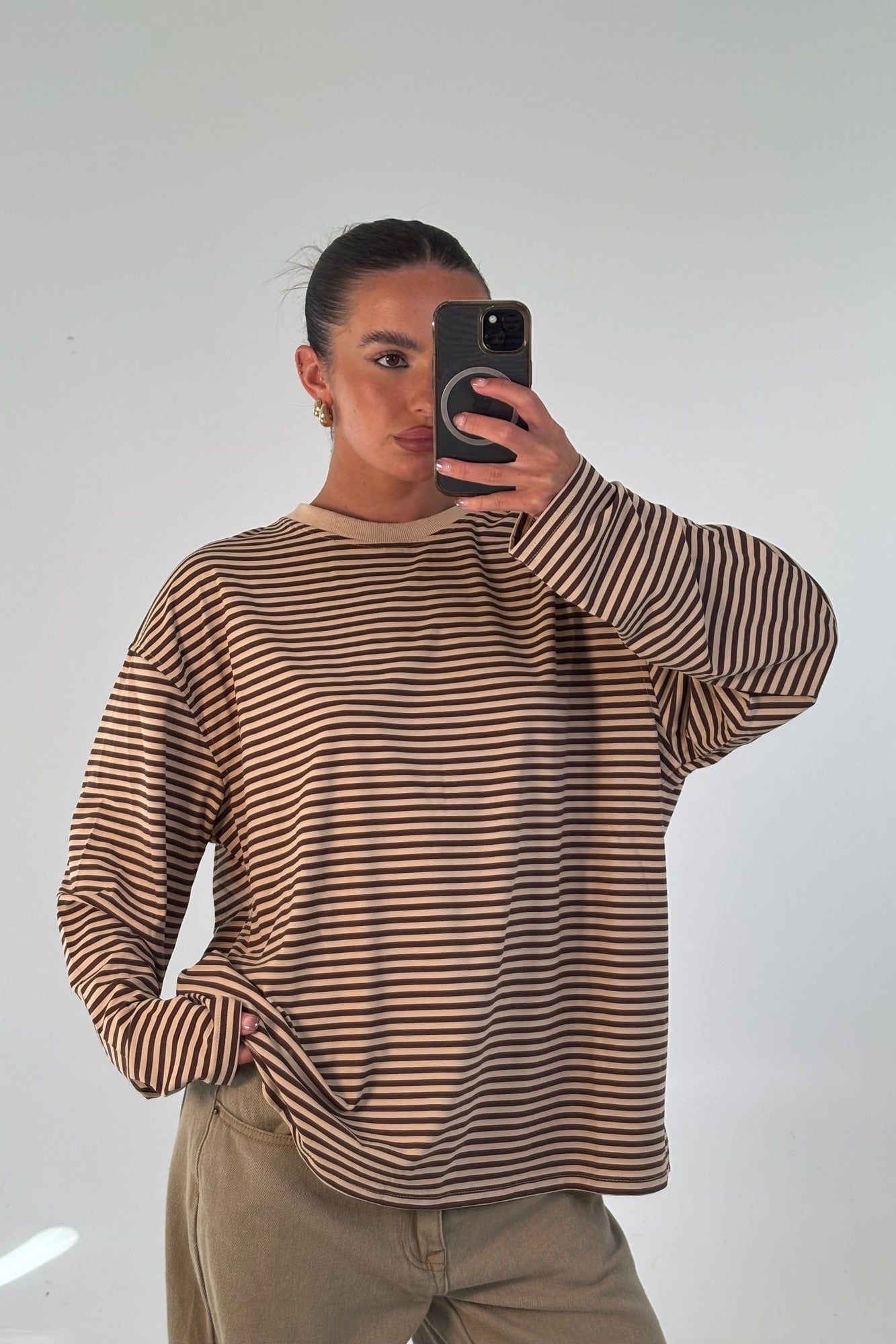 Asher Long Sleeve Latte