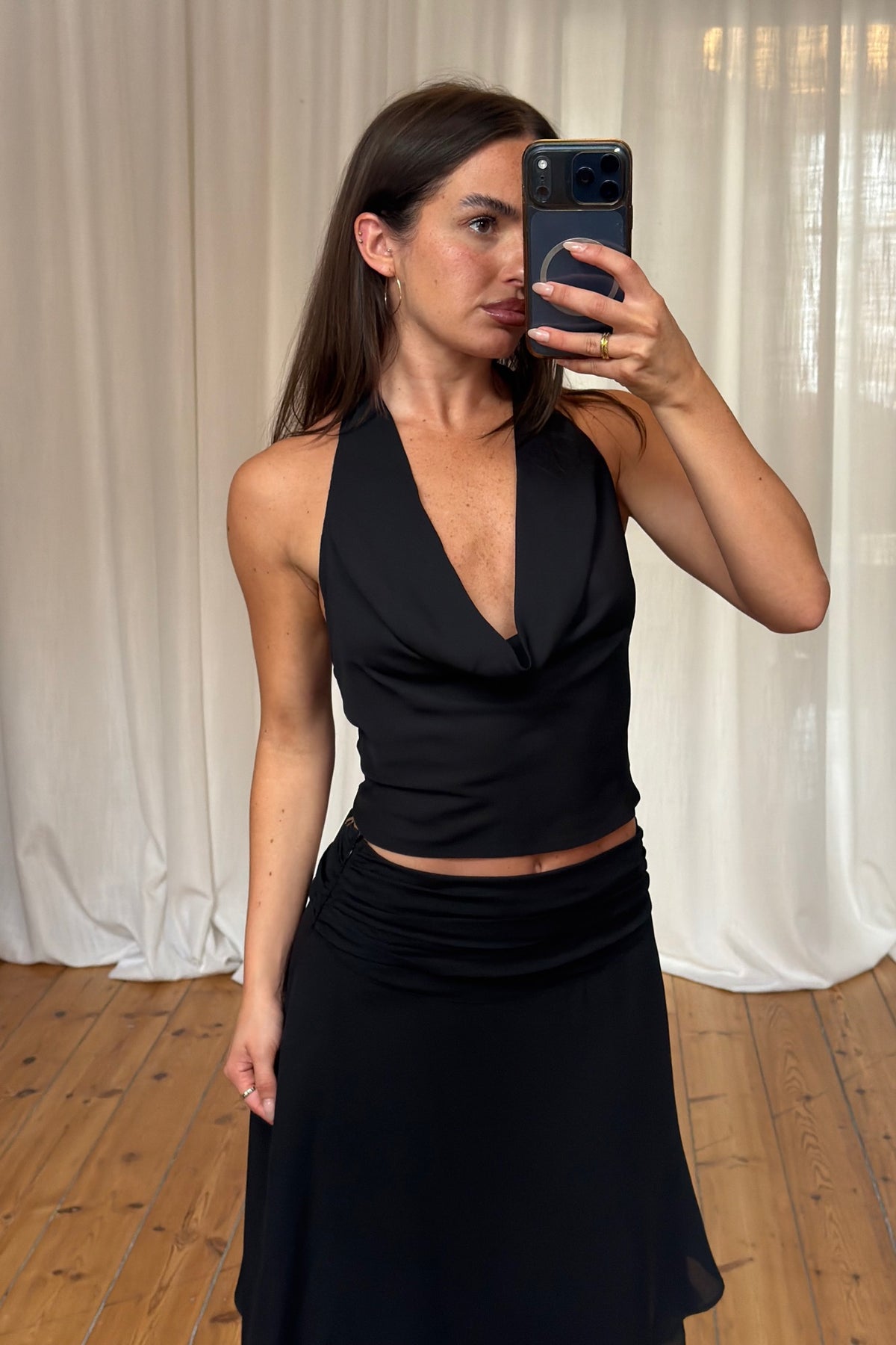 India Halter Black