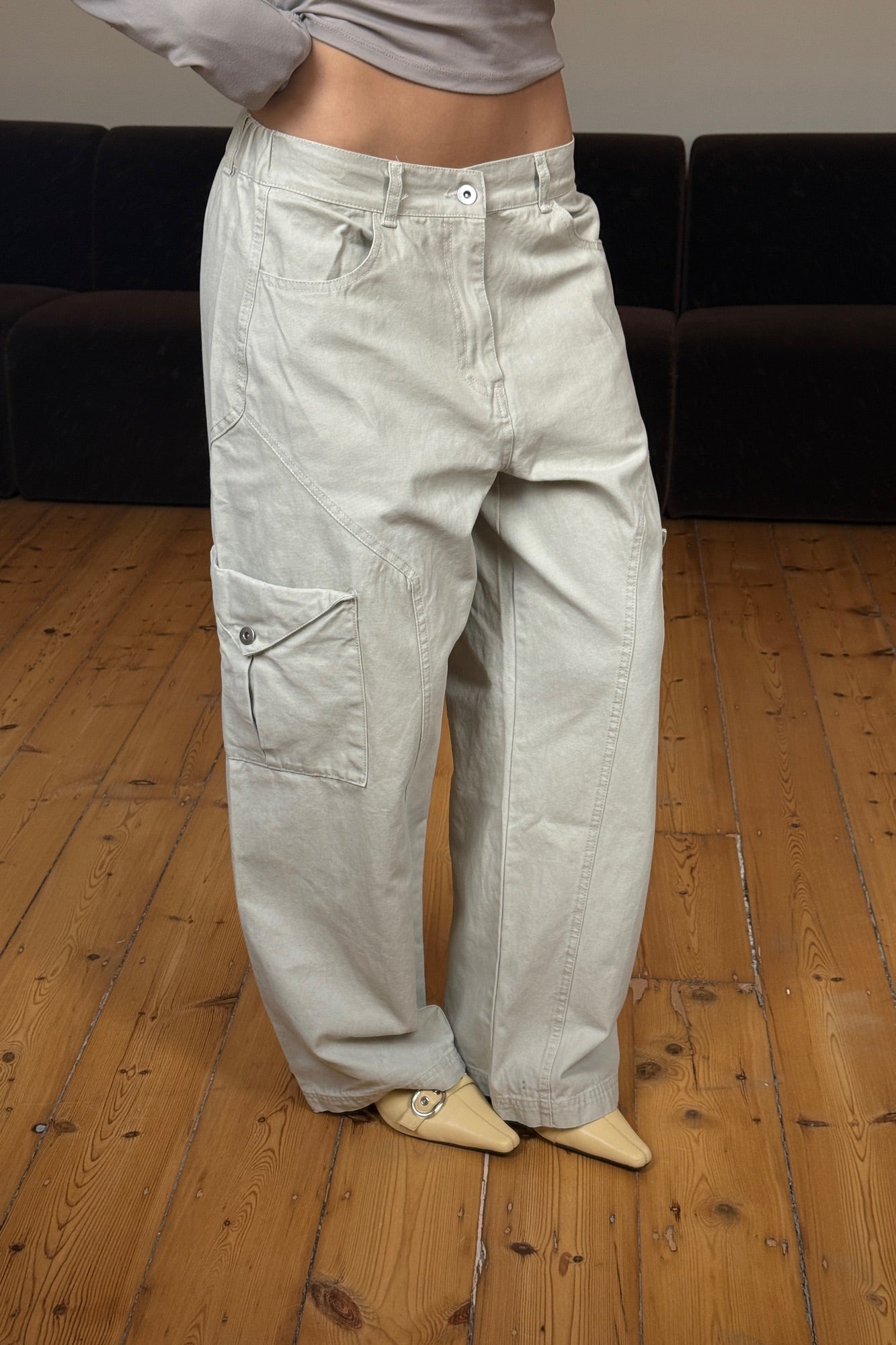 Annie Cargo Pant Stone
