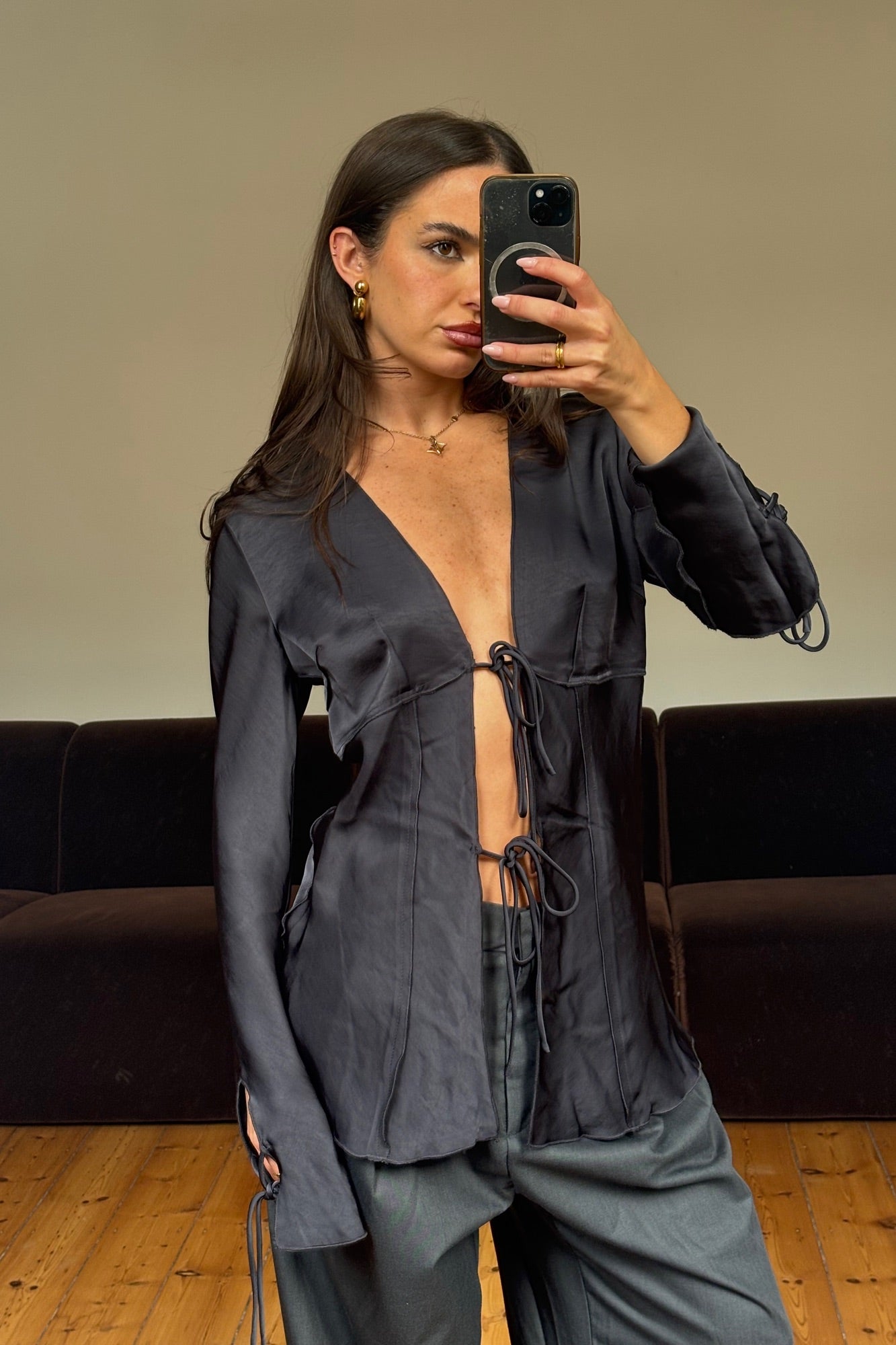 Veil Long Sleeve Petrol