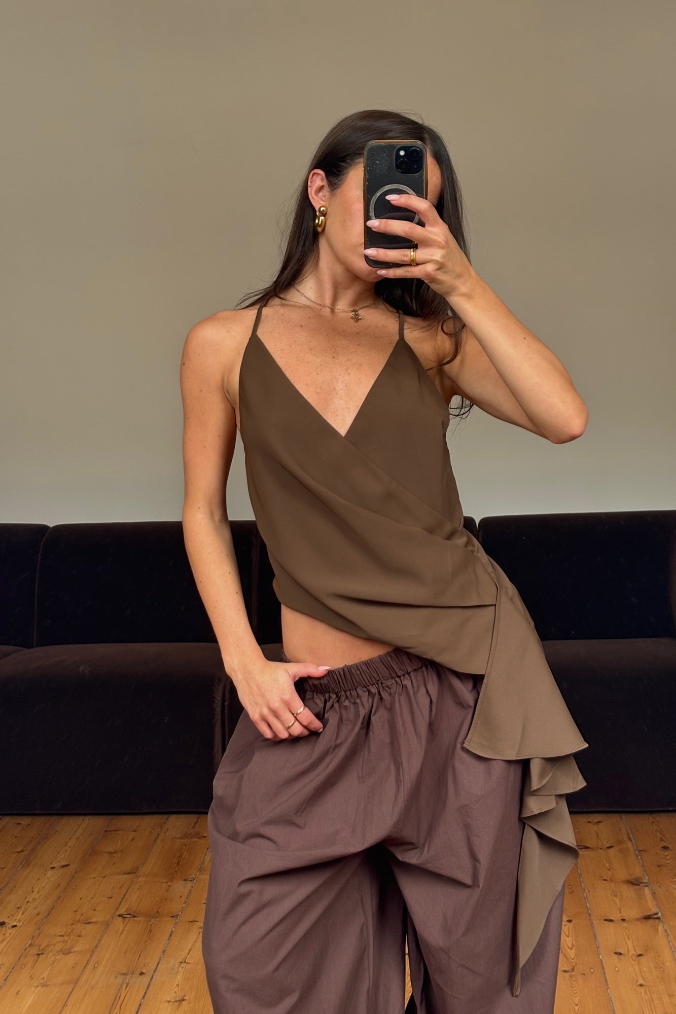 Hyde Asymmetric Top Chocolate