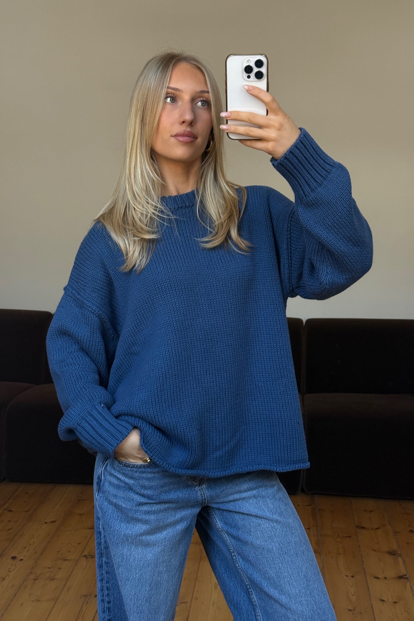 Nikova Knit Jumper Ocean