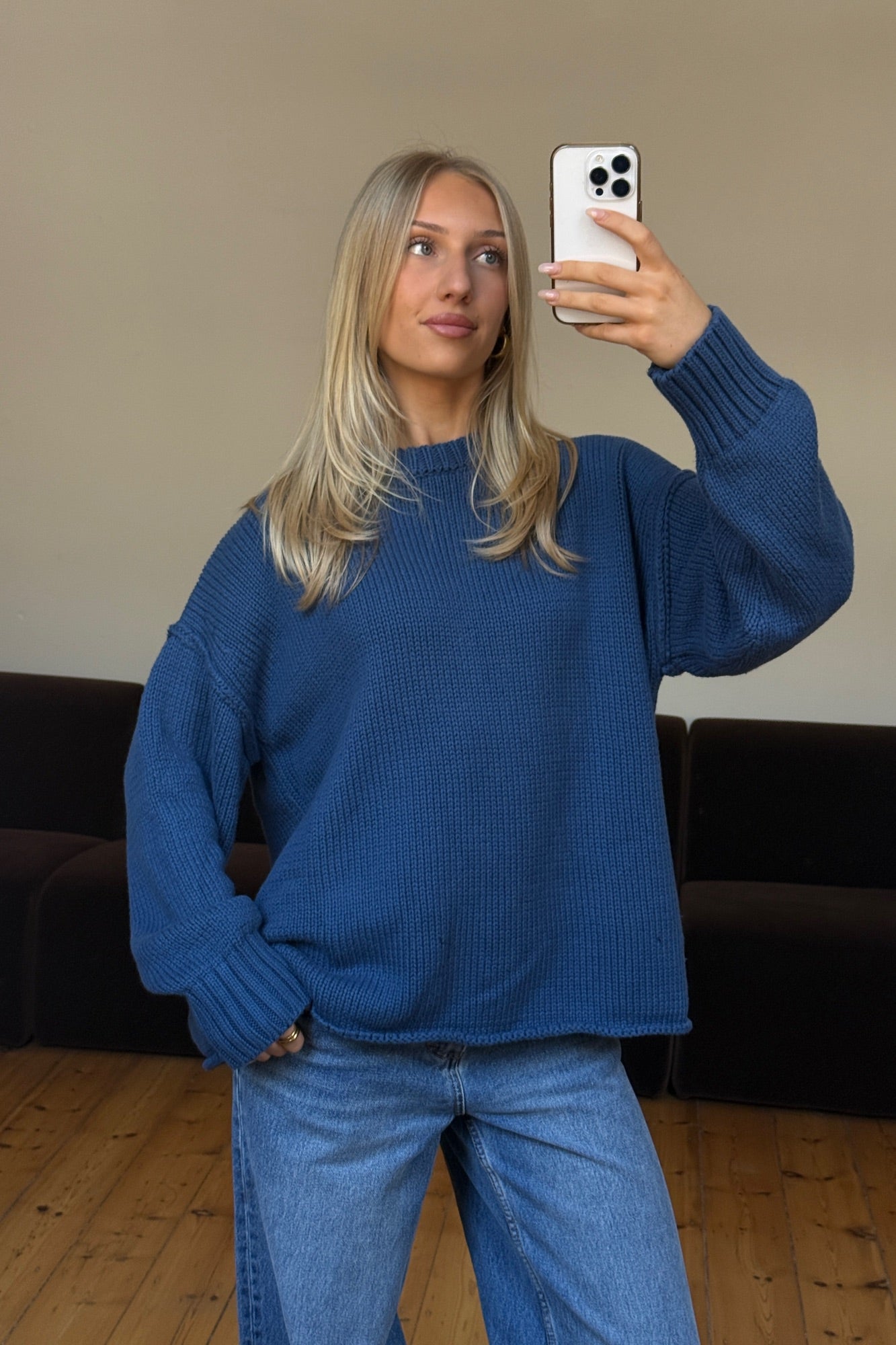 Nikova Knit Jumper Ocean