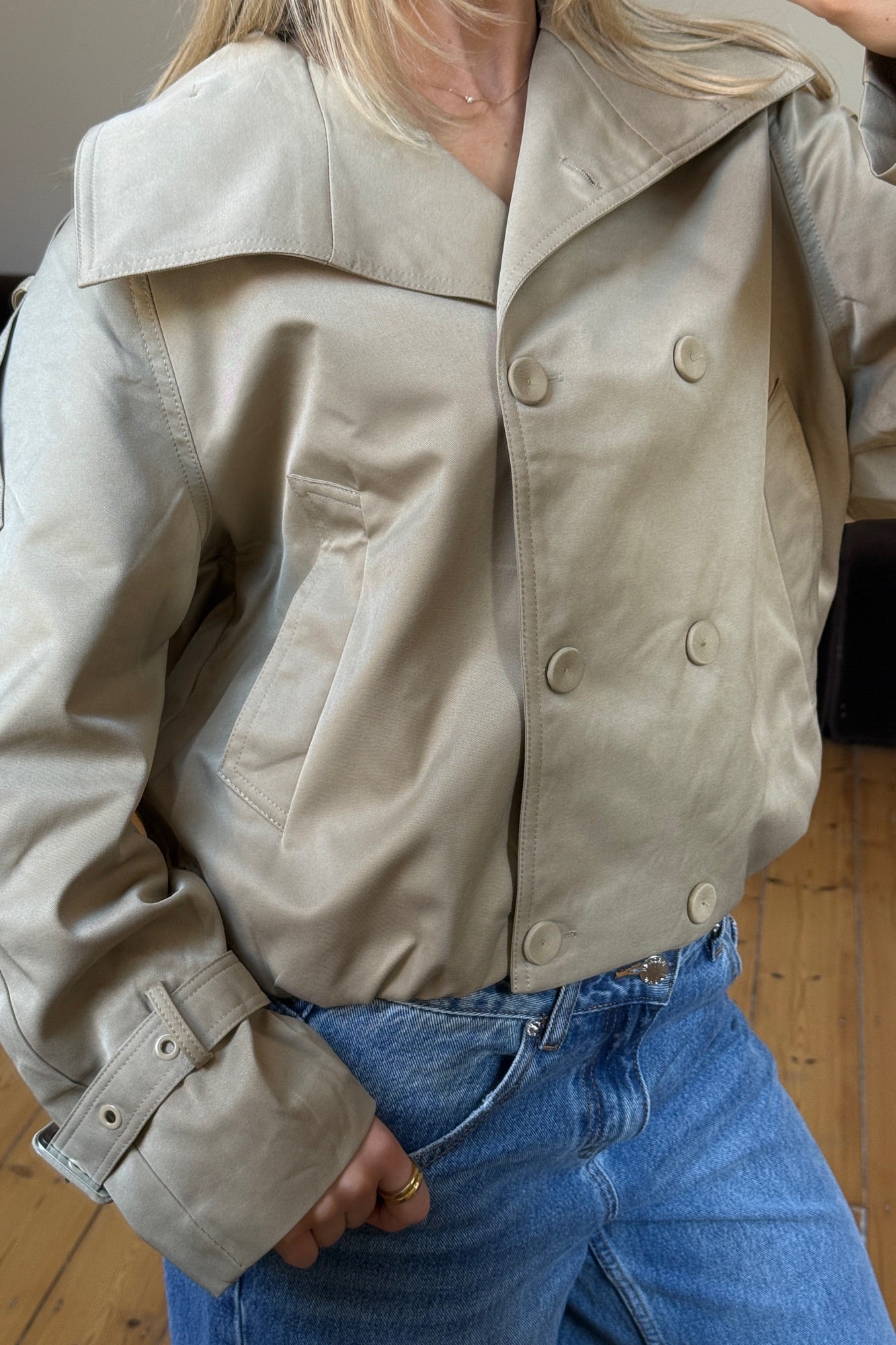 Goldie Trench Beige