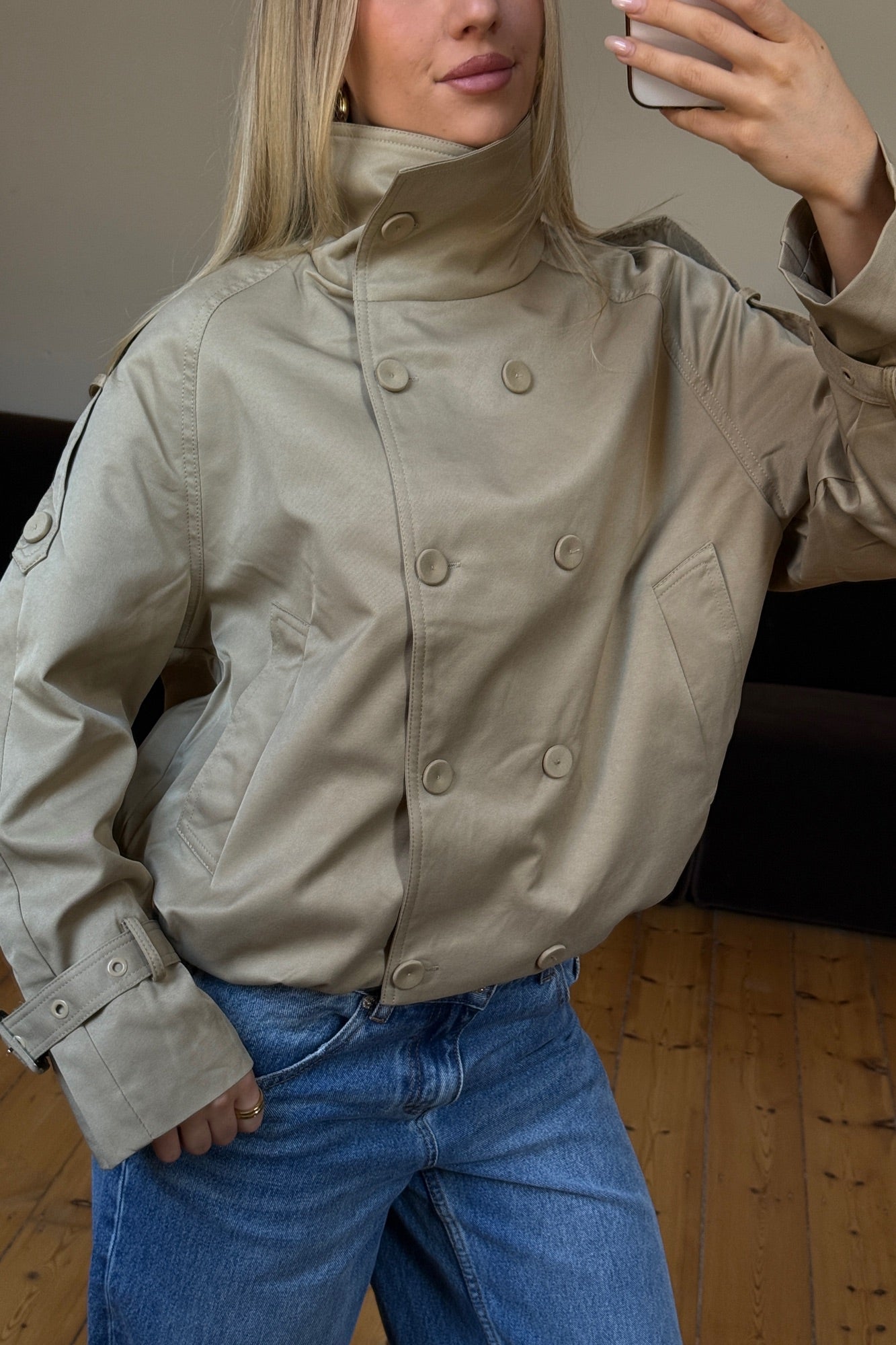 Goldie Trench Beige