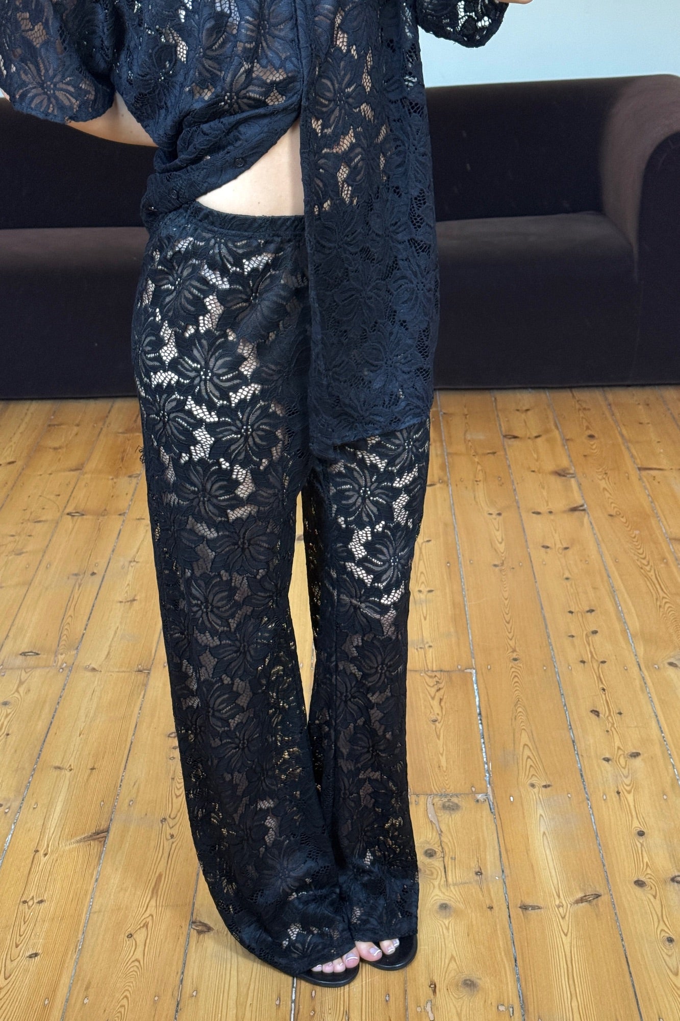 Irina Lace Set Black