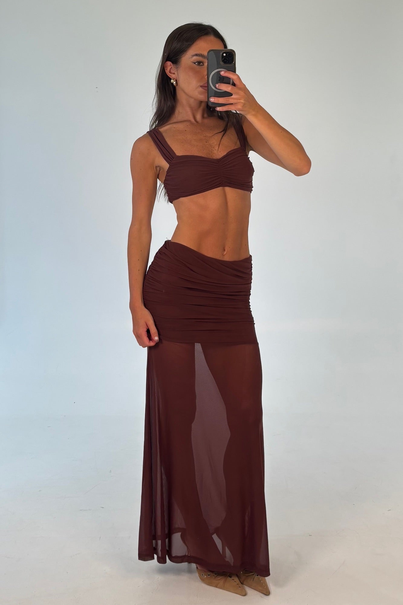 Bruno Skirt Chocolate