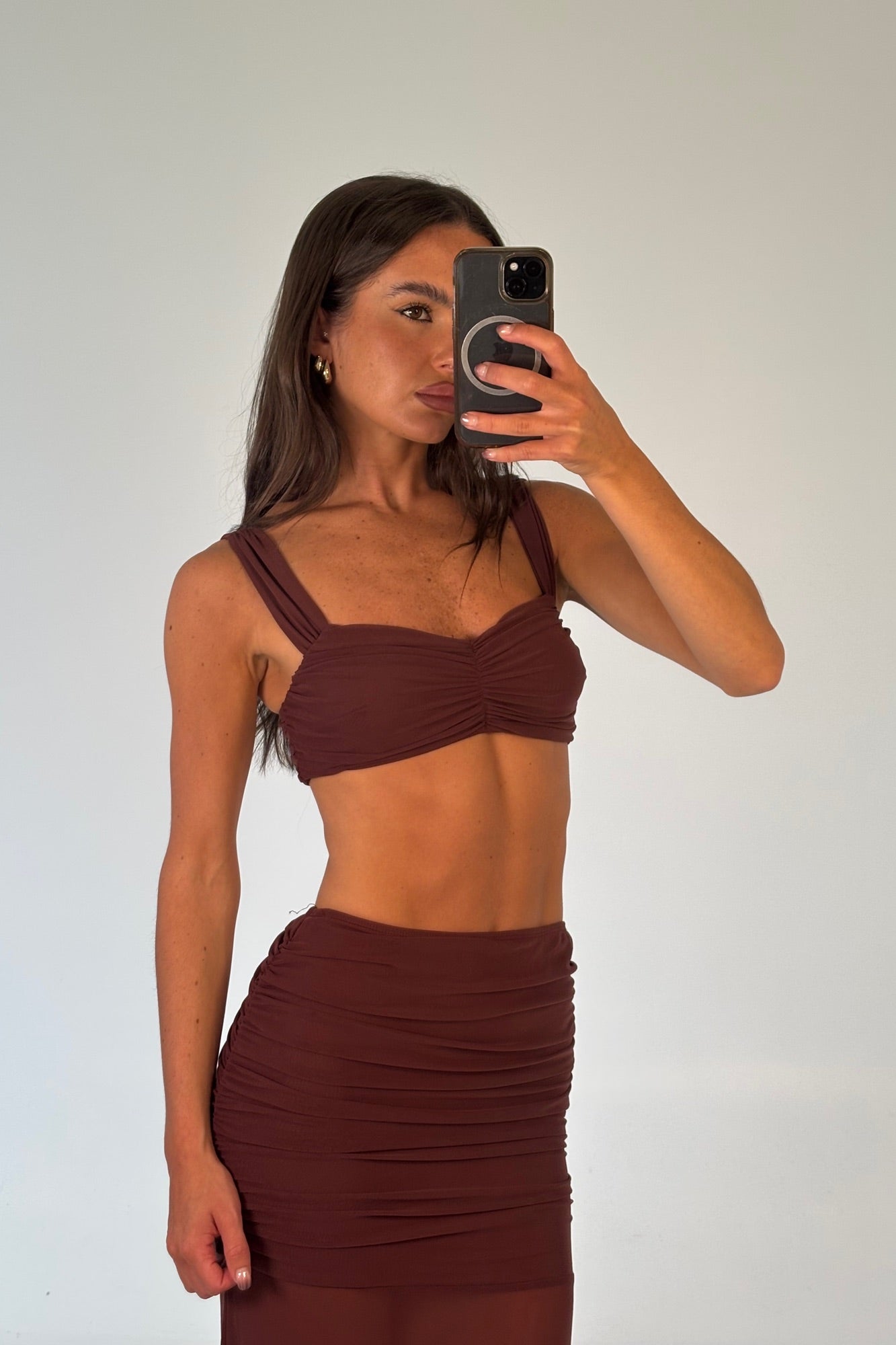Bruno Skirt Chocolate